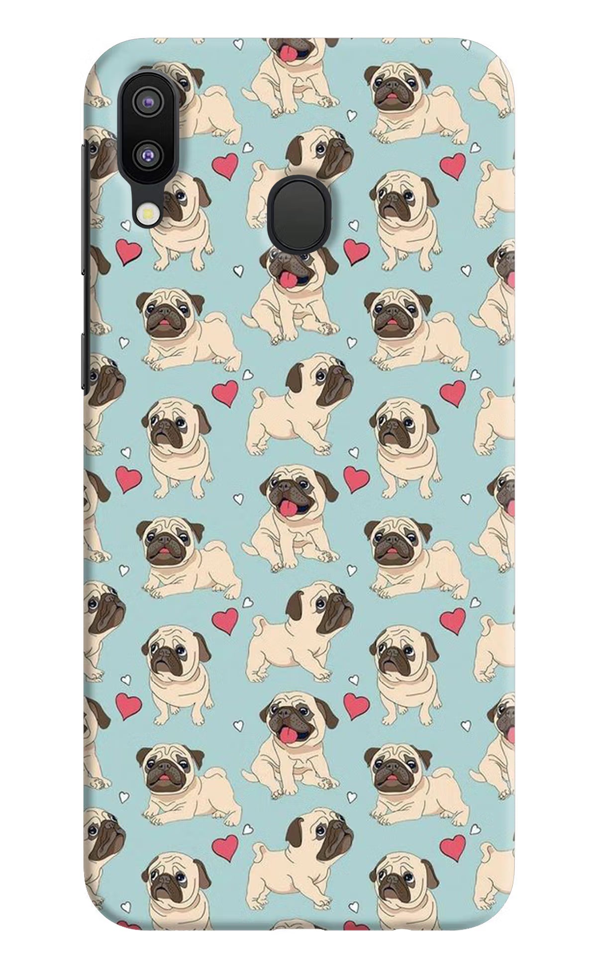 Pug Dog Samsung M20 Back Cover - Pug Dog Samsung M20 Hard Case Back Cover by Casekaro Pug Dog Samsung M20 Hard Case Back Cover by Casekaro