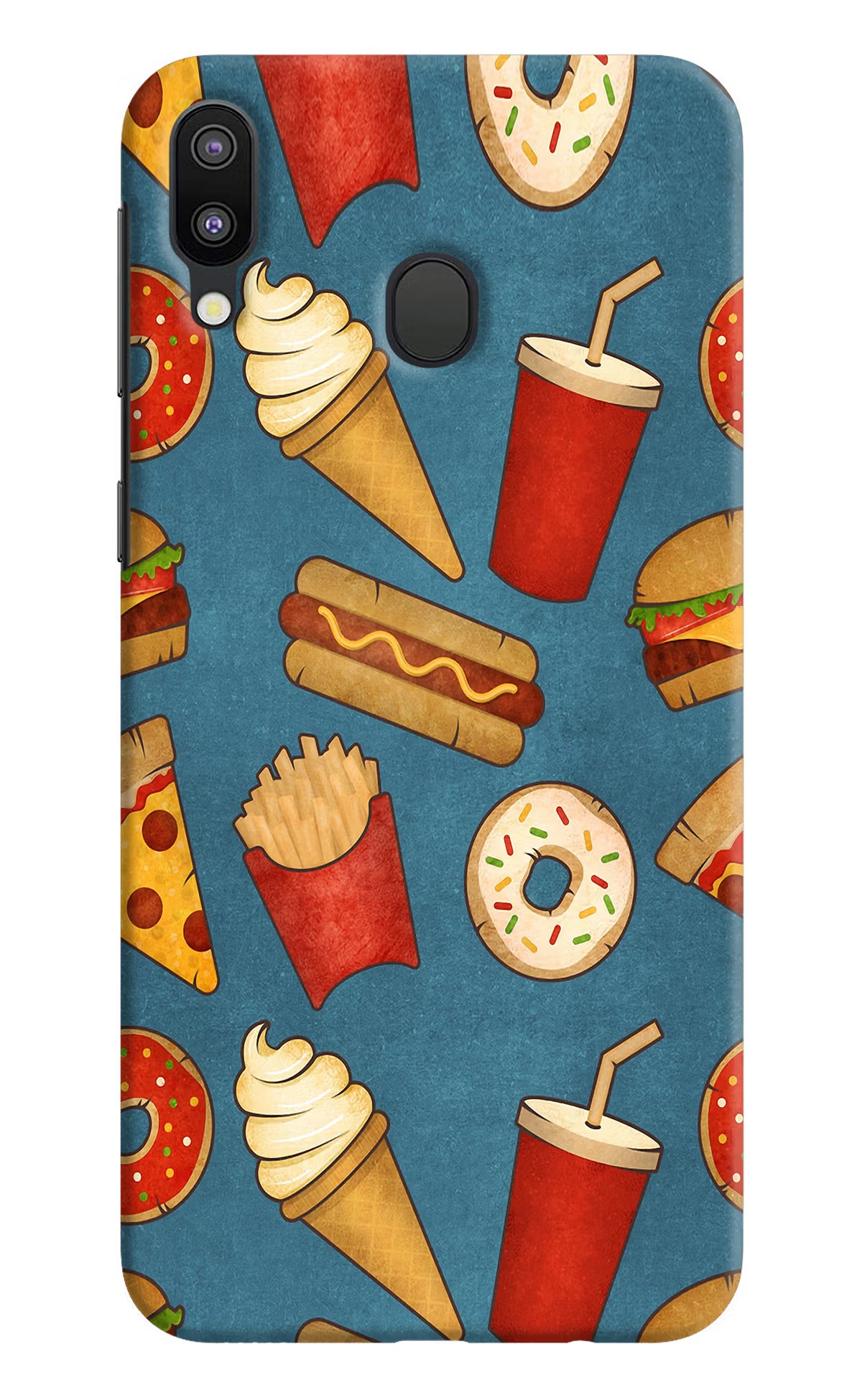 Foodie Samsung M20 Back Cover - Foodie Samsung M20 Hard Case Back Cover by Casekaro Foodie Samsung M20 Hard Case Back Cover by Casekaro