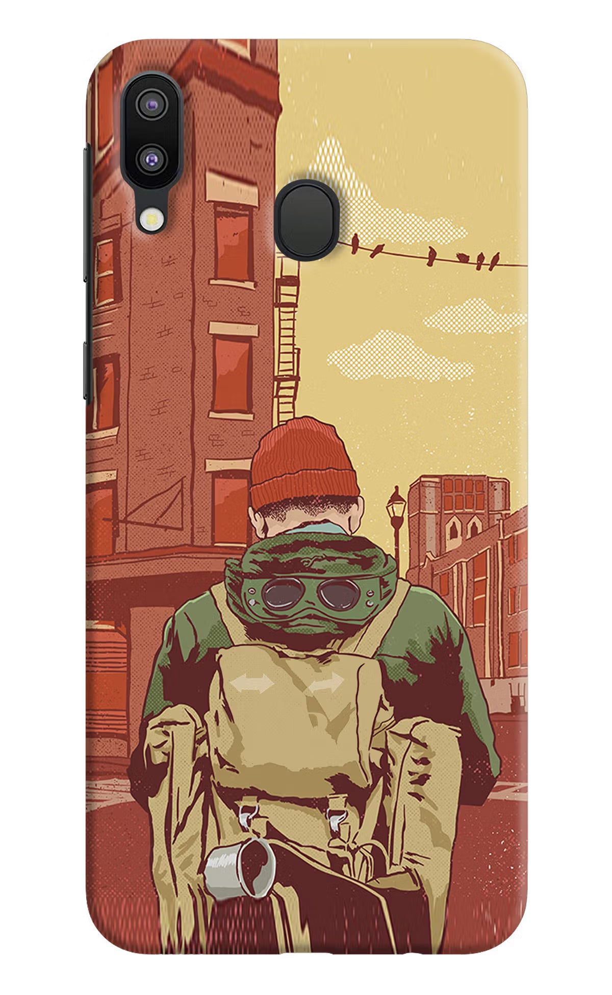 Adventurous Samsung M20 Back Cover - Adventurous Samsung M20 Hard Case Back Cover by Casekaro Adventurous Samsung M20 Hard Case Back Cover by Casekaro