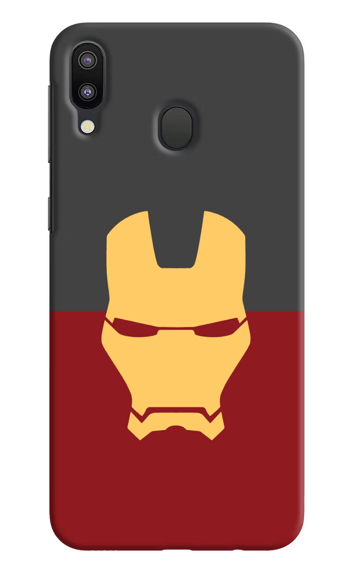 Ironman Samsung M20 Back Cover - Ironman Samsung M20 Hard Case Back Cover by Casekaro Ironman Samsung M20 Hard Case Back Cover by Casekaro