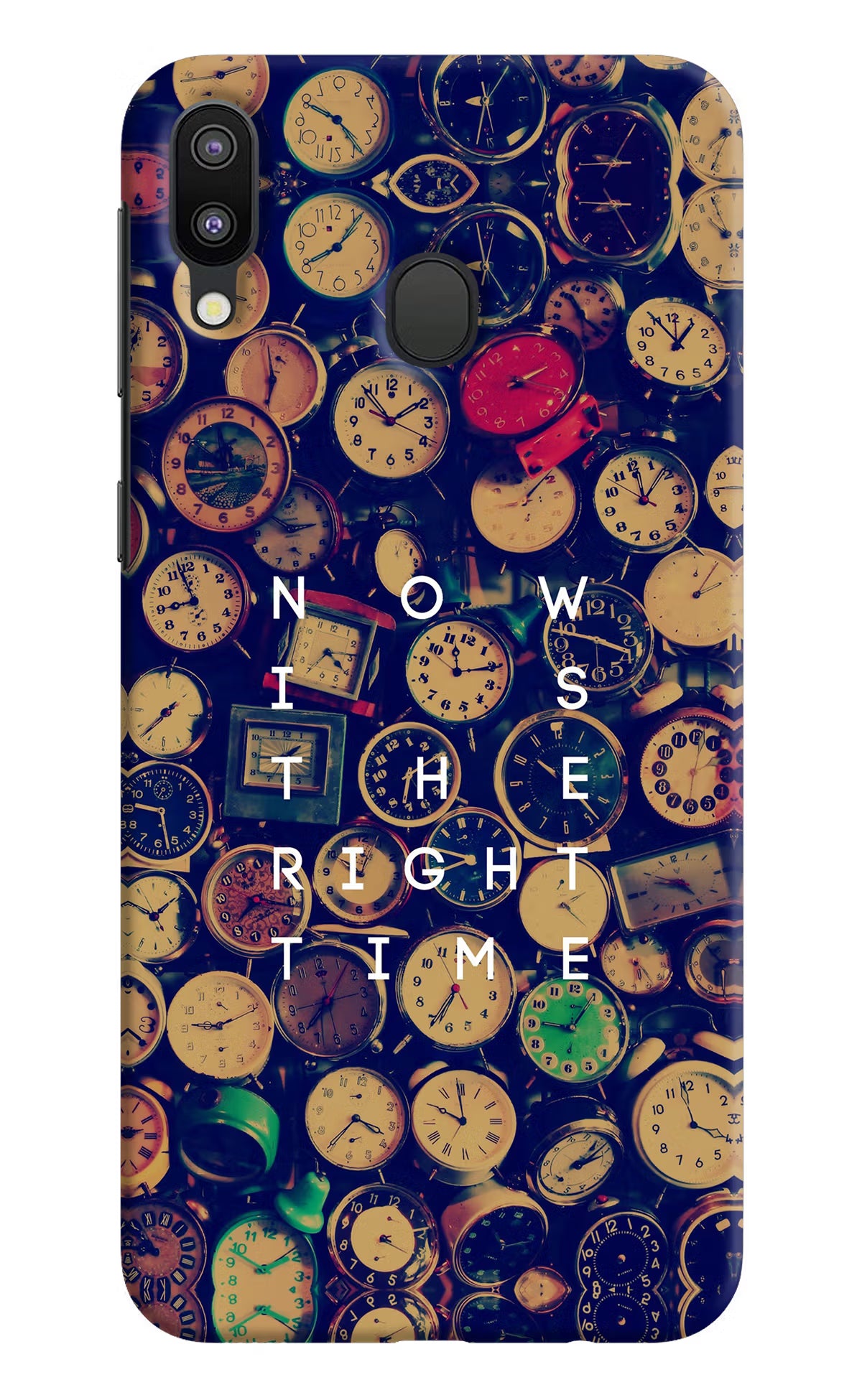 Now is the Right Time Quote Samsung M20 Back Cover - Now is the Right Time Quote Samsung M20 Hard Case Back Cover by Casekaro Now is the Right Time Quote Samsung M20 Hard Case Back Cover by Casekaro