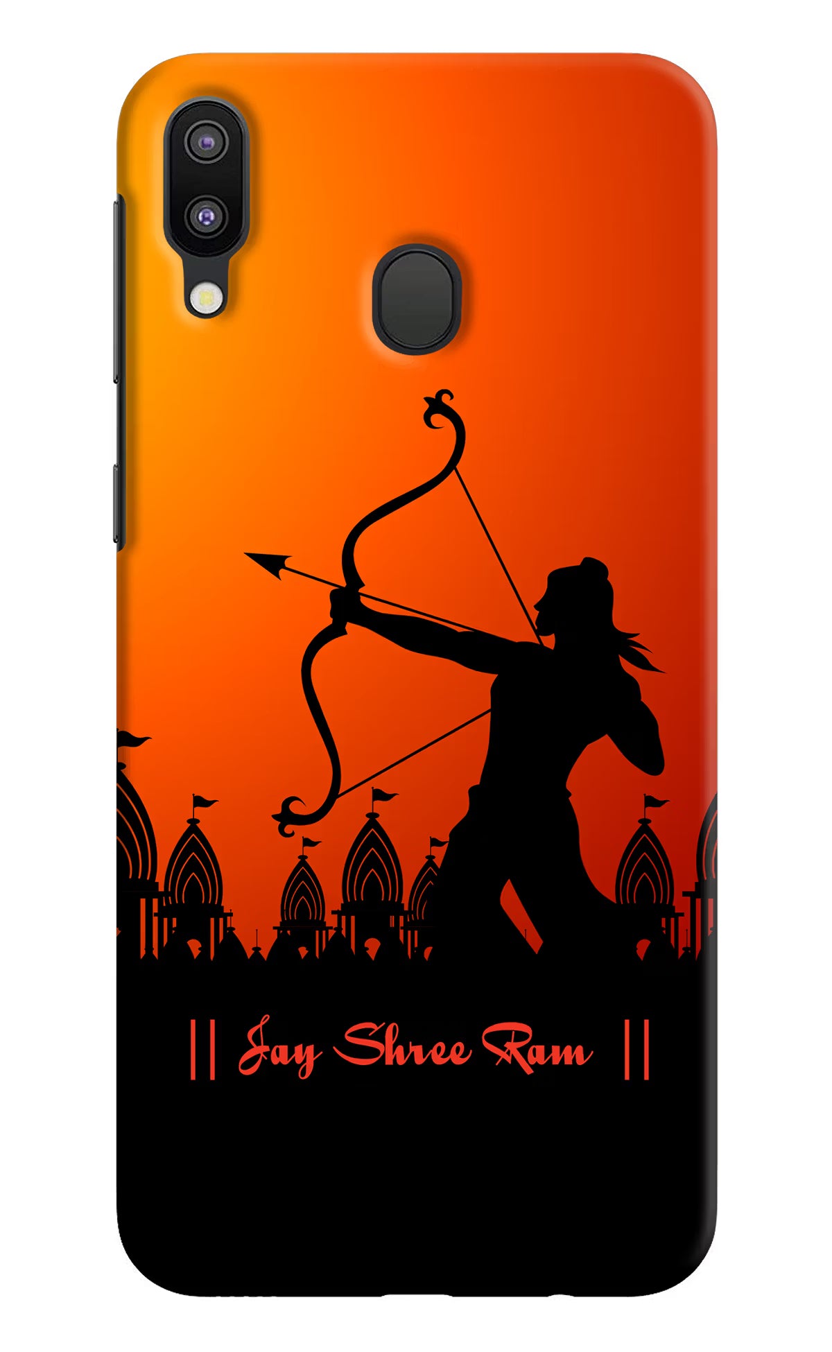 Lord Ram - 4 Samsung M20 Back Cover - Lord Ram - 4 Samsung M20 Hard Case Back Cover by Casekaro Lord Ram - 4 Samsung M20 Hard Case Back Cover by Casekaro
