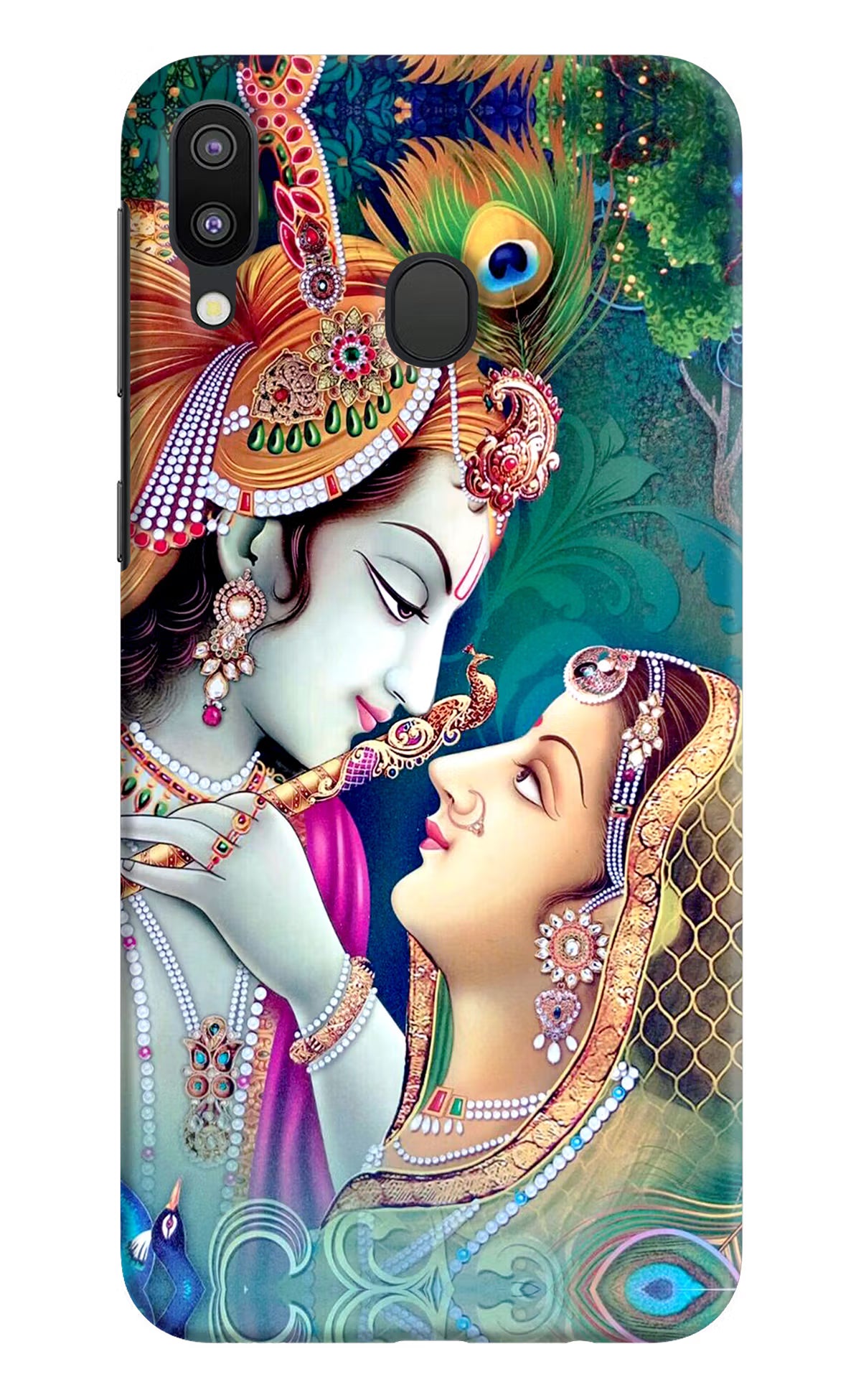 Lord Radha Krishna Samsung M20 Back Cover - Lord Radha Krishna Samsung M20 Hard Case Back Cover by Casekaro Lord Radha Krishna Samsung M20 Hard Case Back Cover by Casekaro