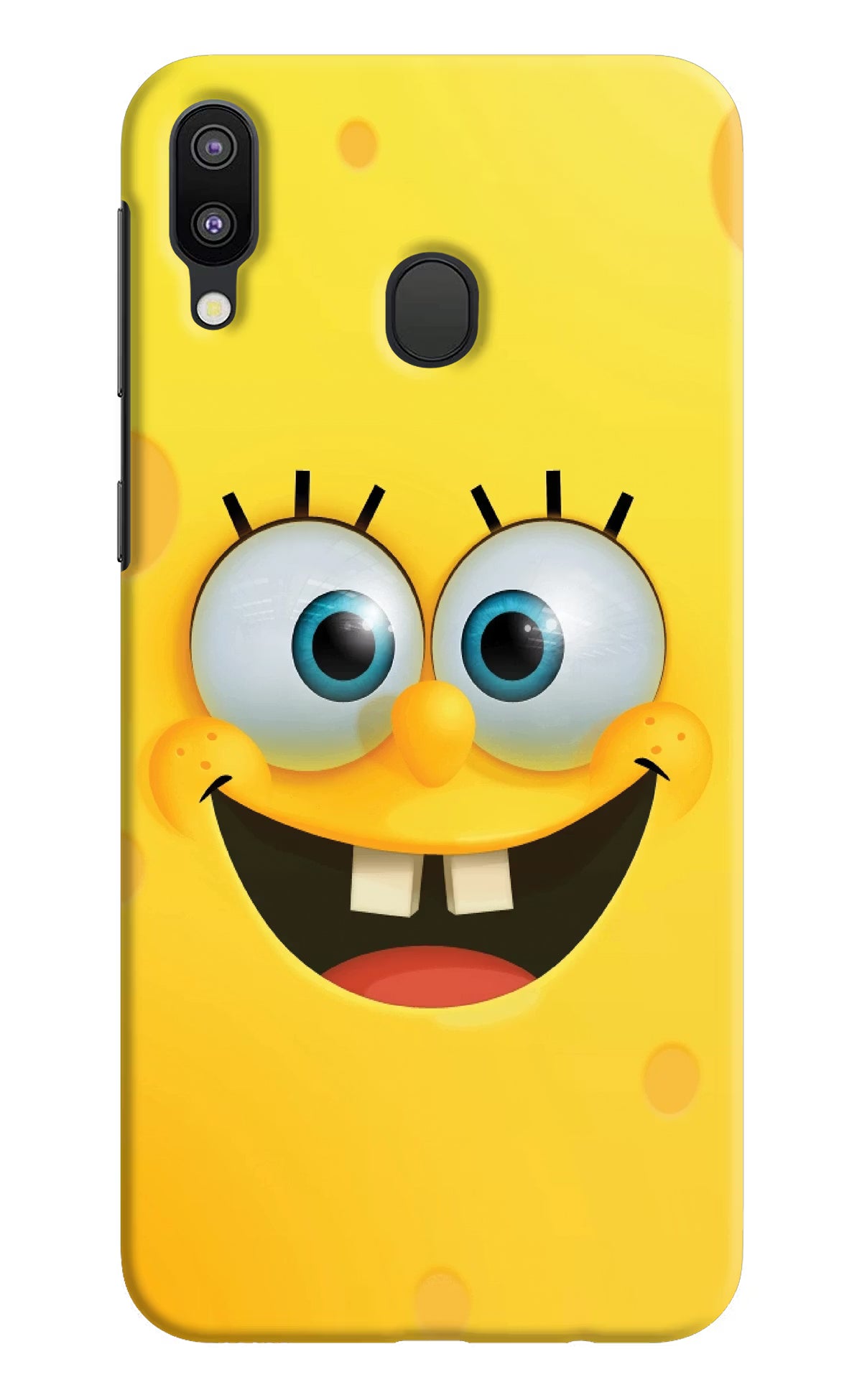 Sponge 1 Samsung M20 Back Cover - Sponge 1 Samsung M20 Hard Case Back Cover by Casekaro Sponge 1 Samsung M20 Hard Case Back Cover by Casekaro