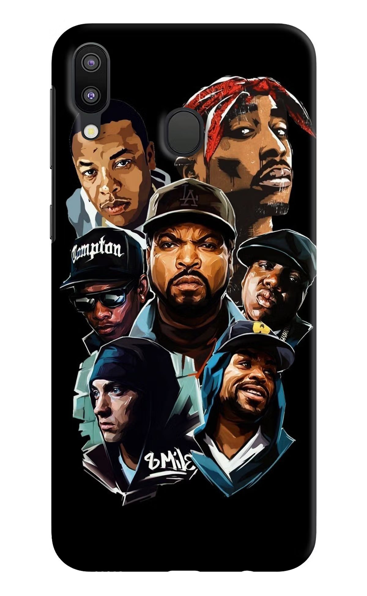 Rappers Samsung M20 Back Cover - Rappers Samsung M20 Hard Case Back Cover by Casekaro Rappers Samsung M20 Hard Case Back Cover by Casekaro