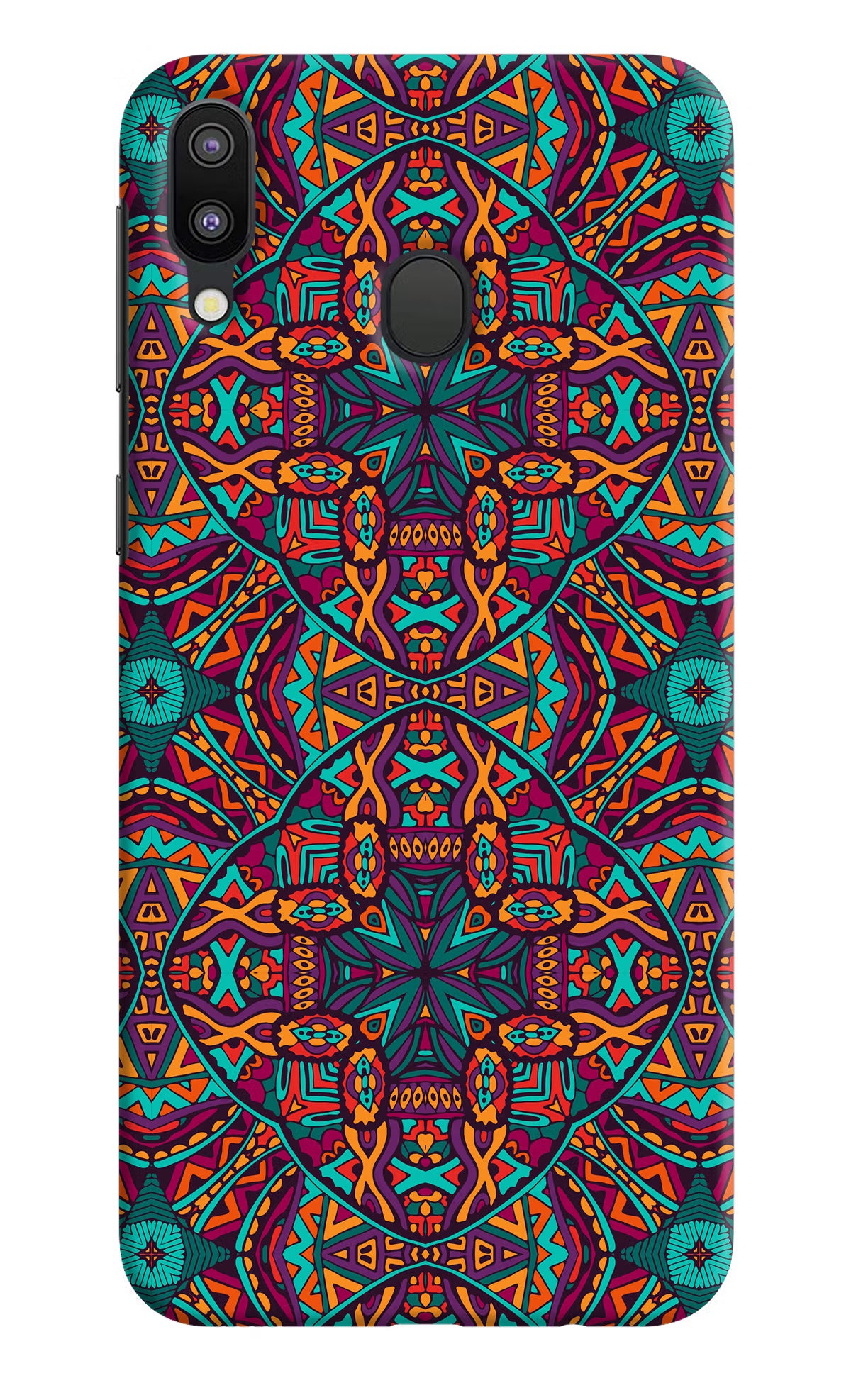 Colour Mandala Samsung M20 Back Cover - Colour Mandala Samsung M20 Hard Case Back Cover by Casekaro Colour Mandala Samsung M20 Hard Case Back Cover by Casekaro