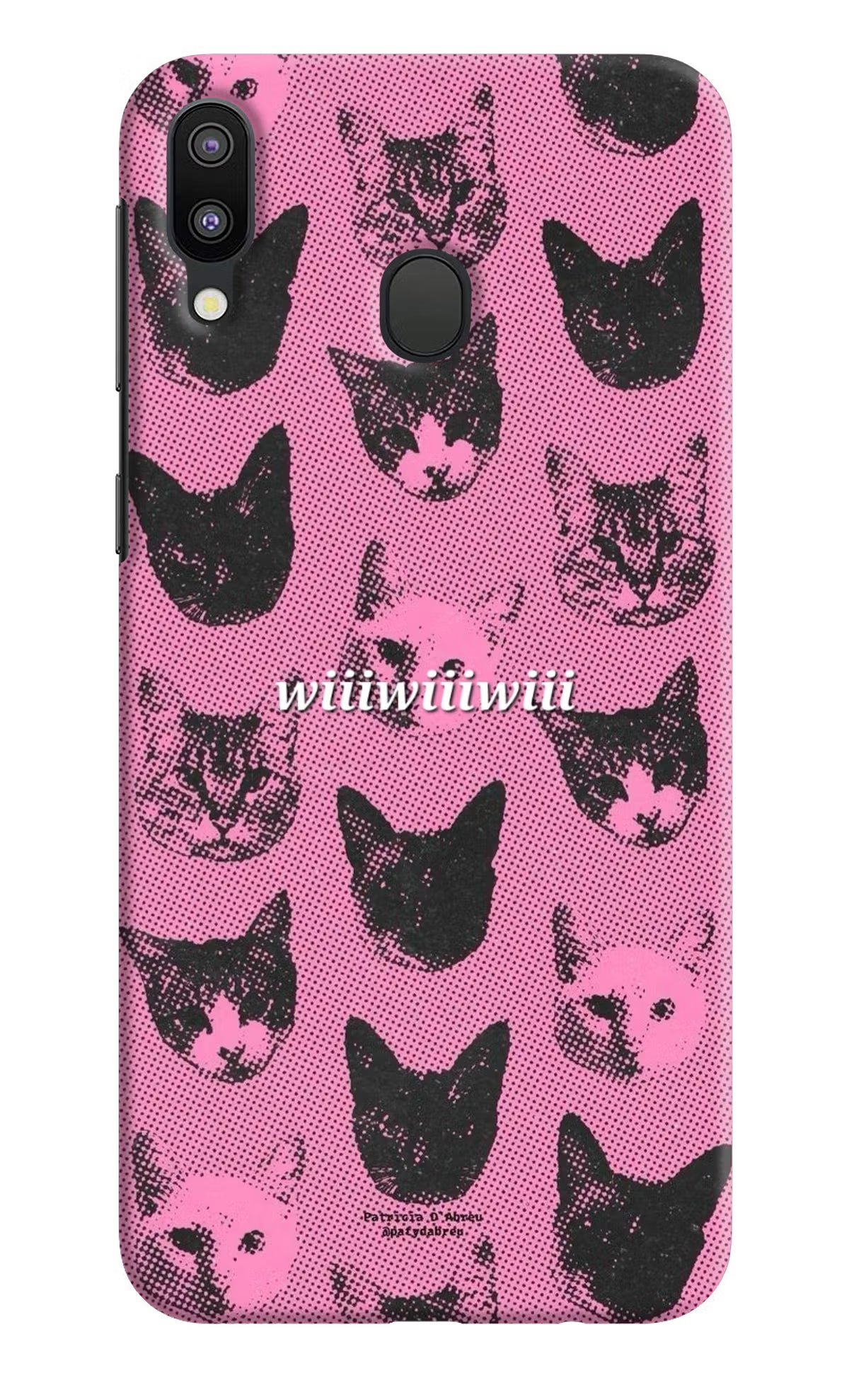 Pink Cats Samsung M20 Back Cover - Pink Cats Samsung M20 Back Cover Pink Cats Samsung M20 Back Cover
