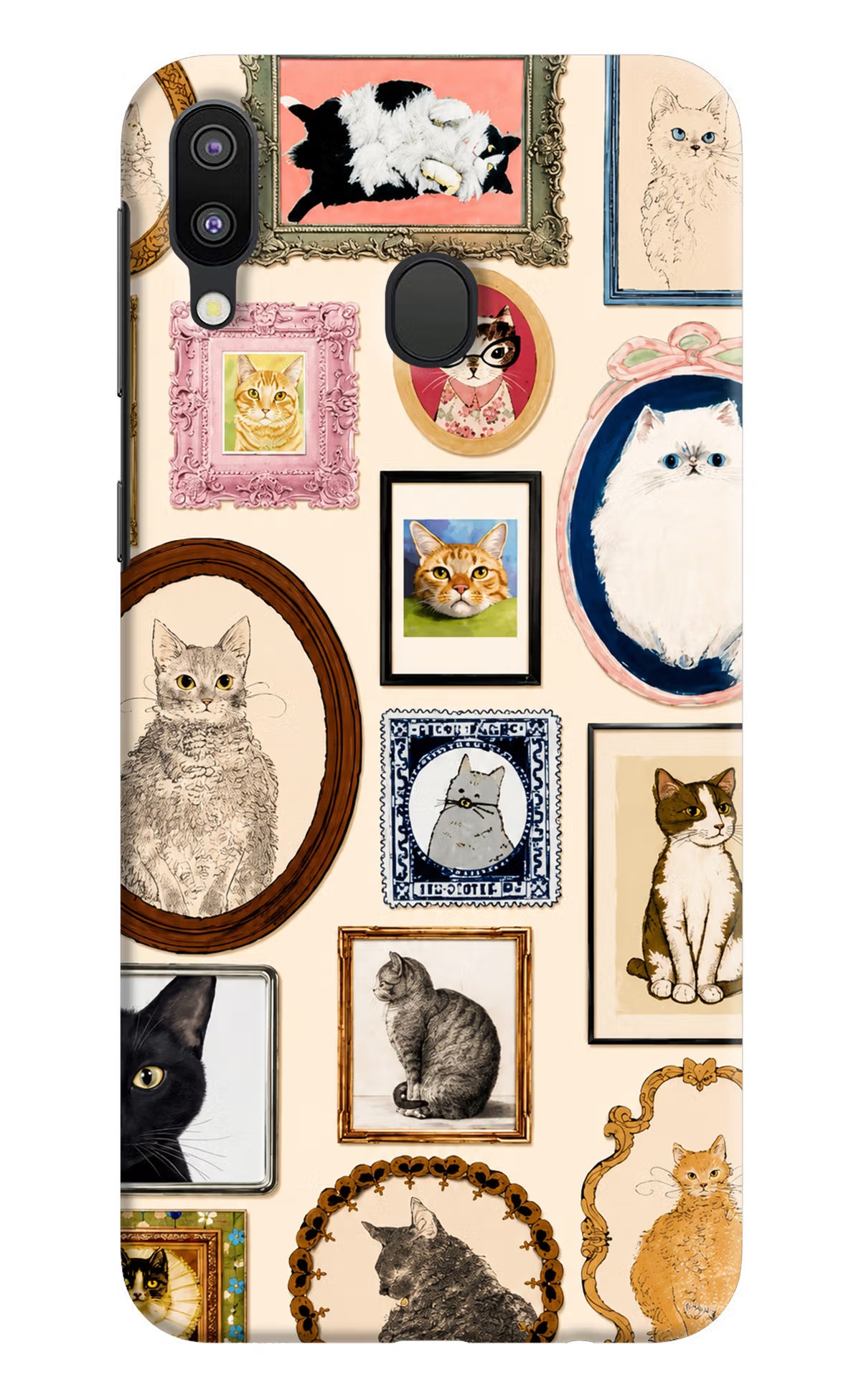 Mirror Cats Samsung M20 Back Cover - Mirror Cats Samsung M20 Back Cover Mirror Cats Samsung M20 Back Cover
