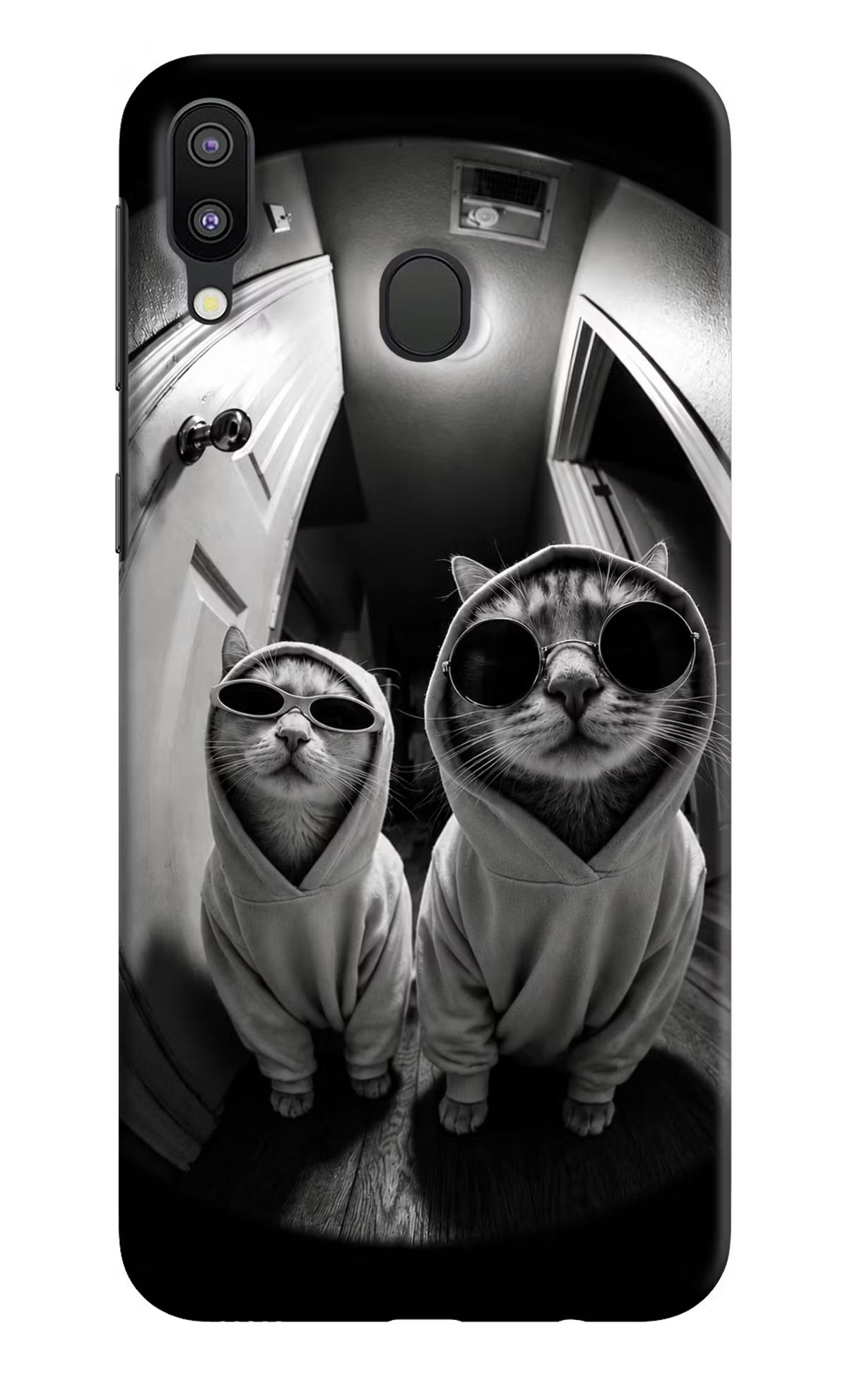 Hood Cats Samsung M20 Back Cover - Hood Cats Samsung M20 Back Cover Hood Cats Samsung M20 Back Cover