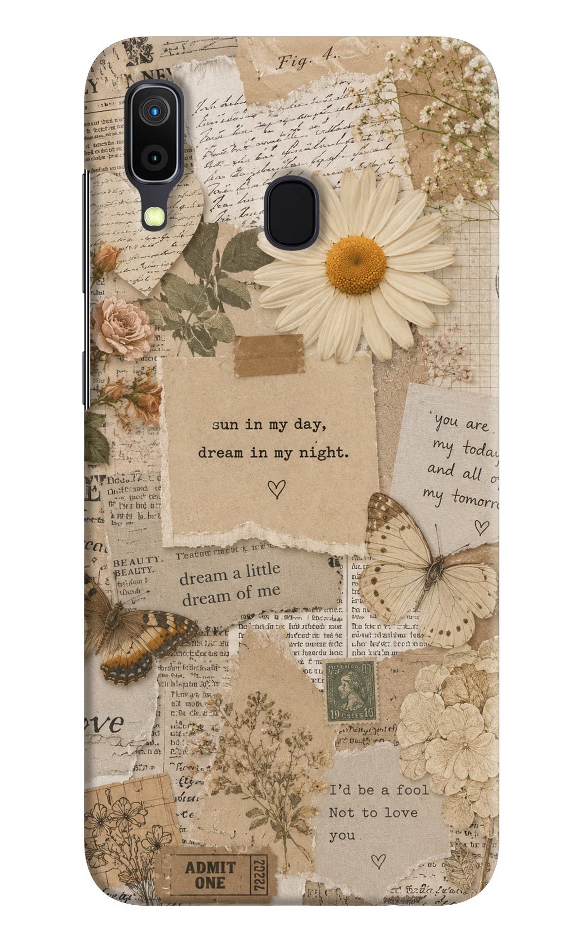 Vintage case Samsung A30 Back Cover - Vintage case Samsung A30 Back Cover Vintage case Samsung A30 Back Cover