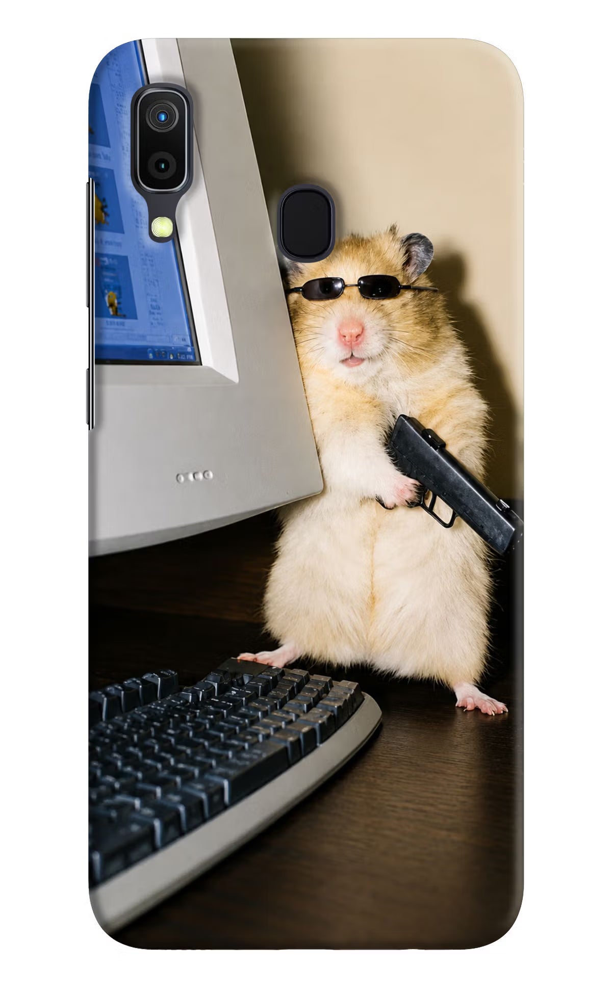 Hacker Hamster Samsung A30 Back Cover - Hacker Hamster Samsung A30 Back Cover Hacker Hamster Samsung A30 Back Cover