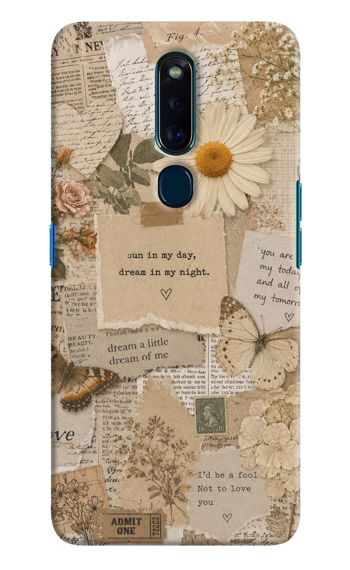 Vintage case Oppo F11 Pro Back Cover - Vintage case Oppo F11 Pro Back Cover Vintage case Oppo F11 Pro Back Cover