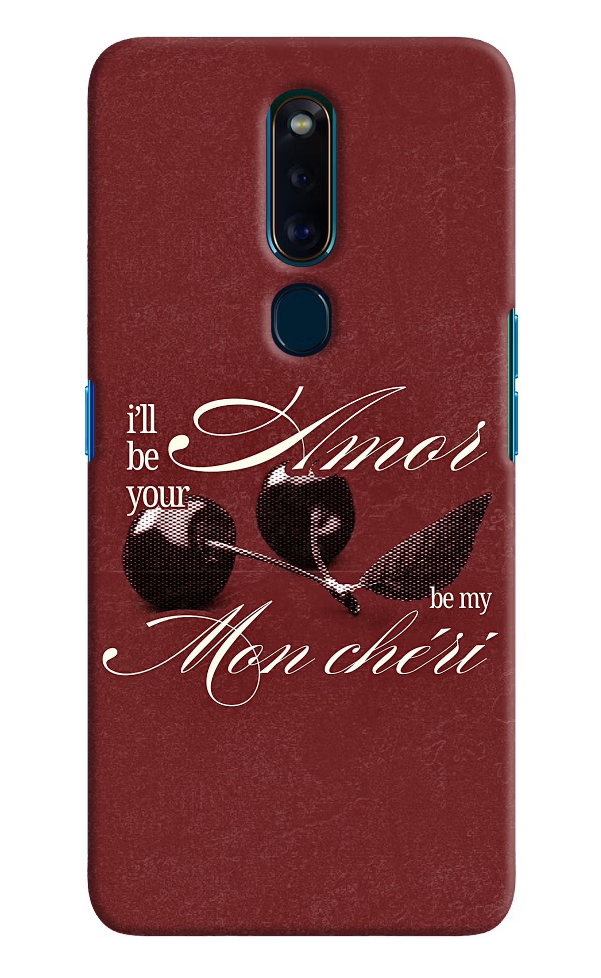 Velvet Cherry Oppo F11 Pro Back Cover - Velvet Cherry Oppo F11 Pro Back Cover Velvet Cherry Oppo F11 Pro Back Cover
