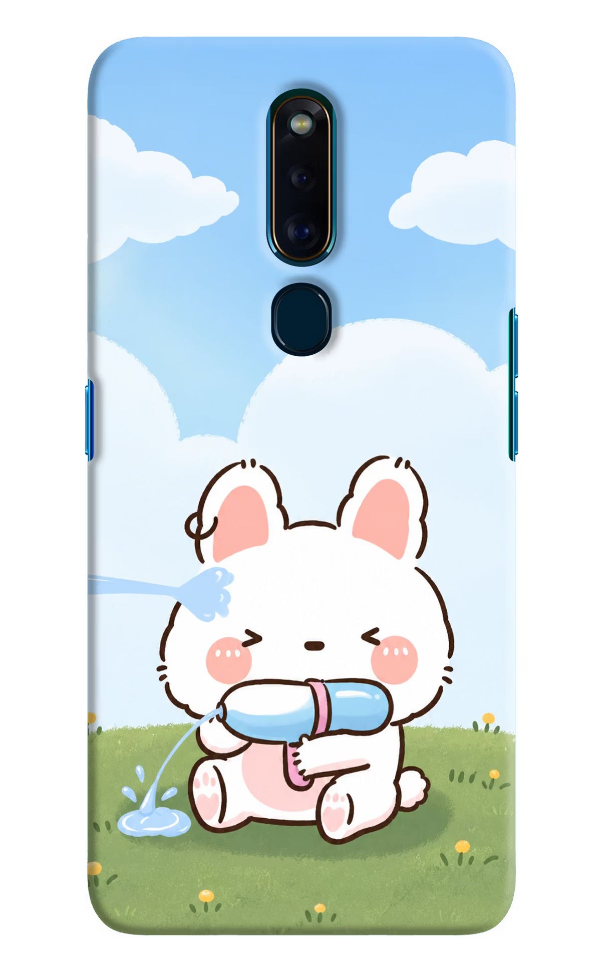 Bunny Treat Oppo F11 Pro Back Cover - Bunny Treat Oppo F11 Pro Back Cover Bunny Treat Oppo F11 Pro Back Cover