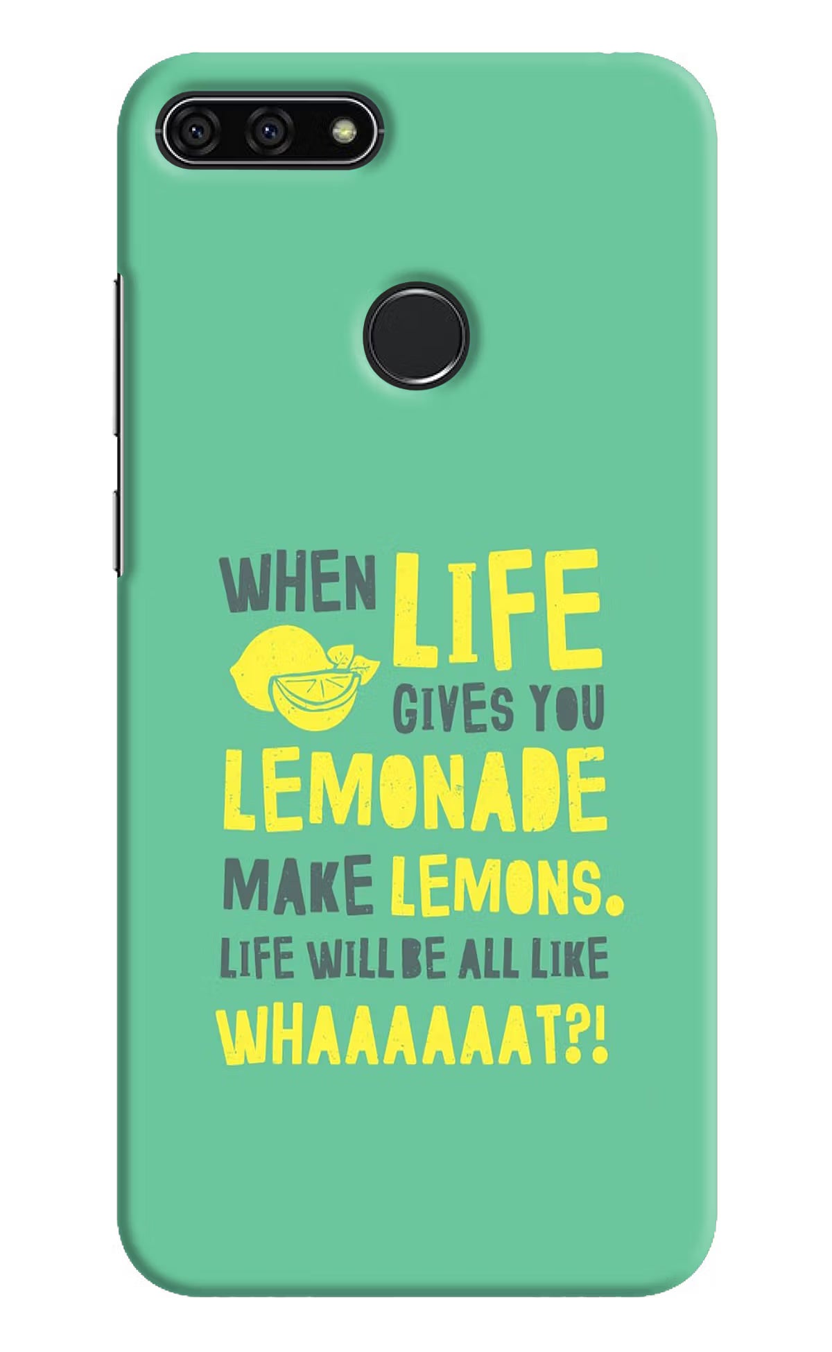 Quote Honor 7A Back Cover - Quote Honor 7A Hard Case Back Cover by Casekaro Quote Honor 7A Hard Case Back Cover by Casekaro