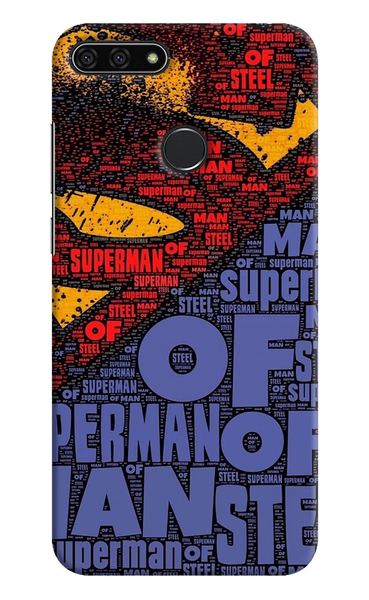 Superman Honor 7A Back Cover - Superman Honor 7A Hard Case Back Cover by Casekaro Superman Honor 7A Hard Case Back Cover by Casekaro
