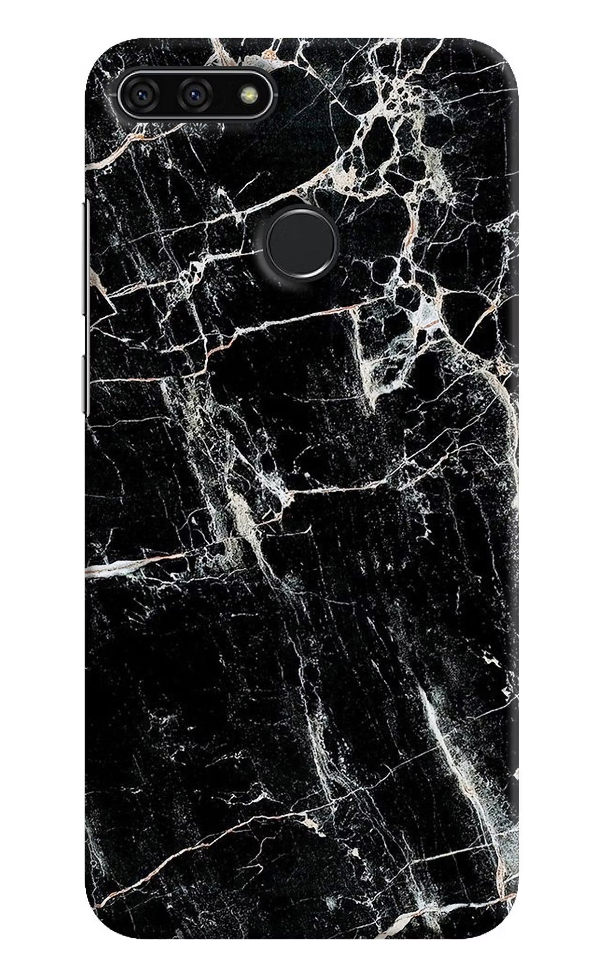 Black Marble Texture Honor 7A Back Cover - Black Marble Texture Honor 7A Hard Case Back Cover by Casekaro Black Marble Texture Honor 7A Hard Case Back Cover by Casekaro