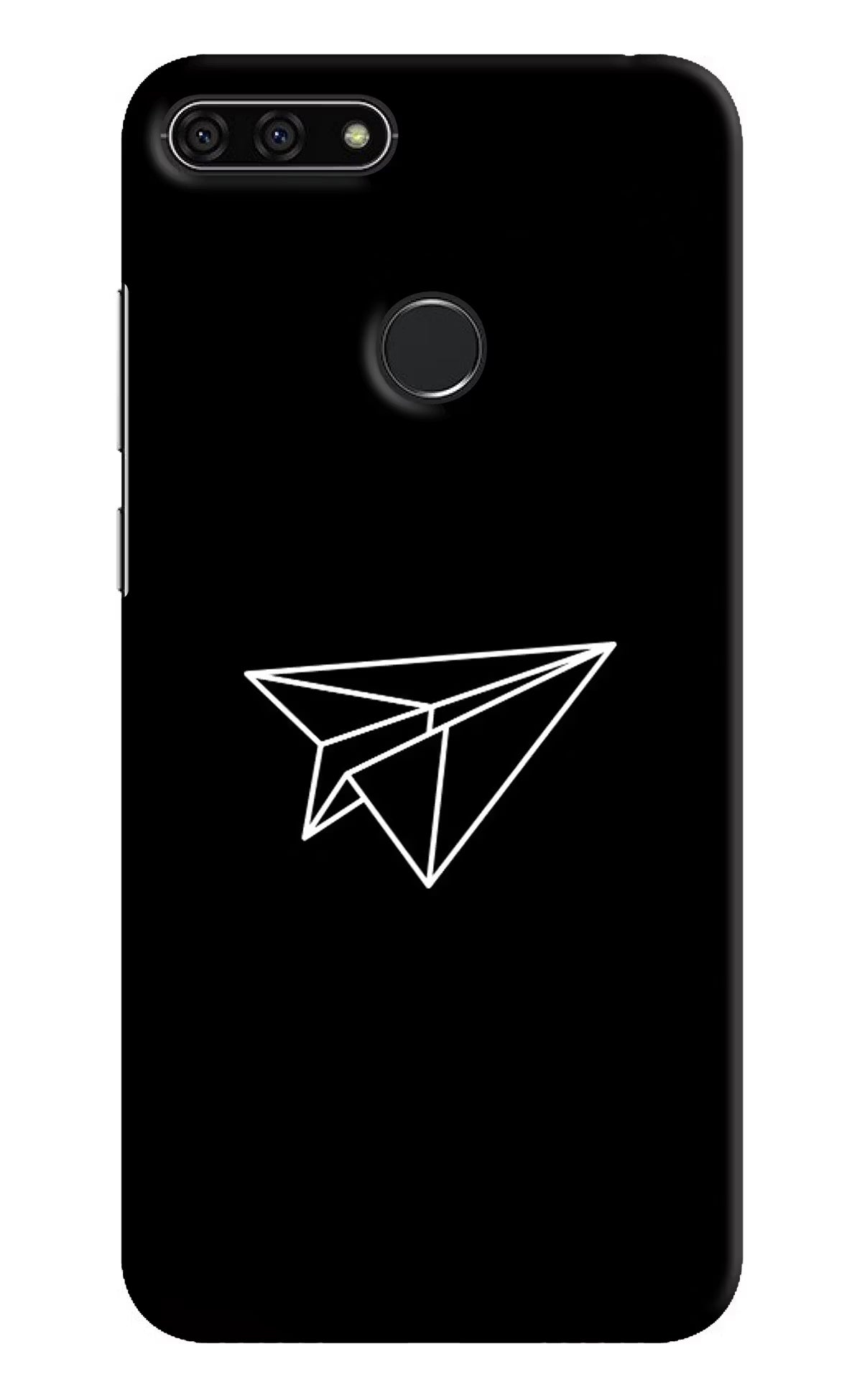 Paper Plane White Honor 7A Back Cover - Paper Plane White Honor 7A Hard Case Back Cover by Casekaro Paper Plane White Honor 7A Hard Case Back Cover by Casekaro