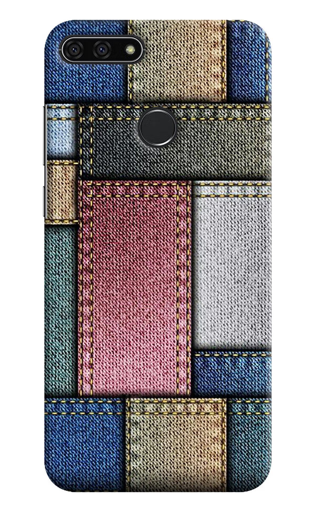Multicolor Jeans Honor 7A Back Cover - Multicolor Jeans Honor 7A Hard Case Back Cover by Casekaro Multicolor Jeans Honor 7A Hard Case Back Cover by Casekaro