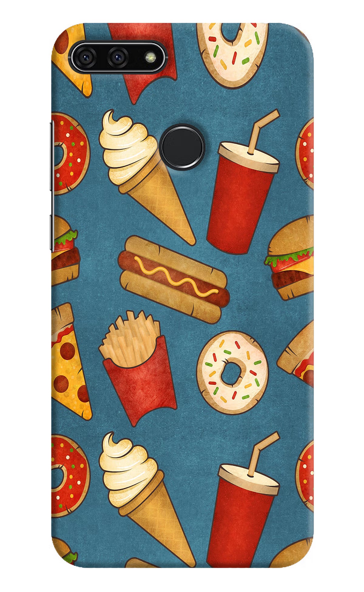 Foodie Honor 7A Back Cover - Foodie Honor 7A Hard Case Back Cover by Casekaro Foodie Honor 7A Hard Case Back Cover by Casekaro