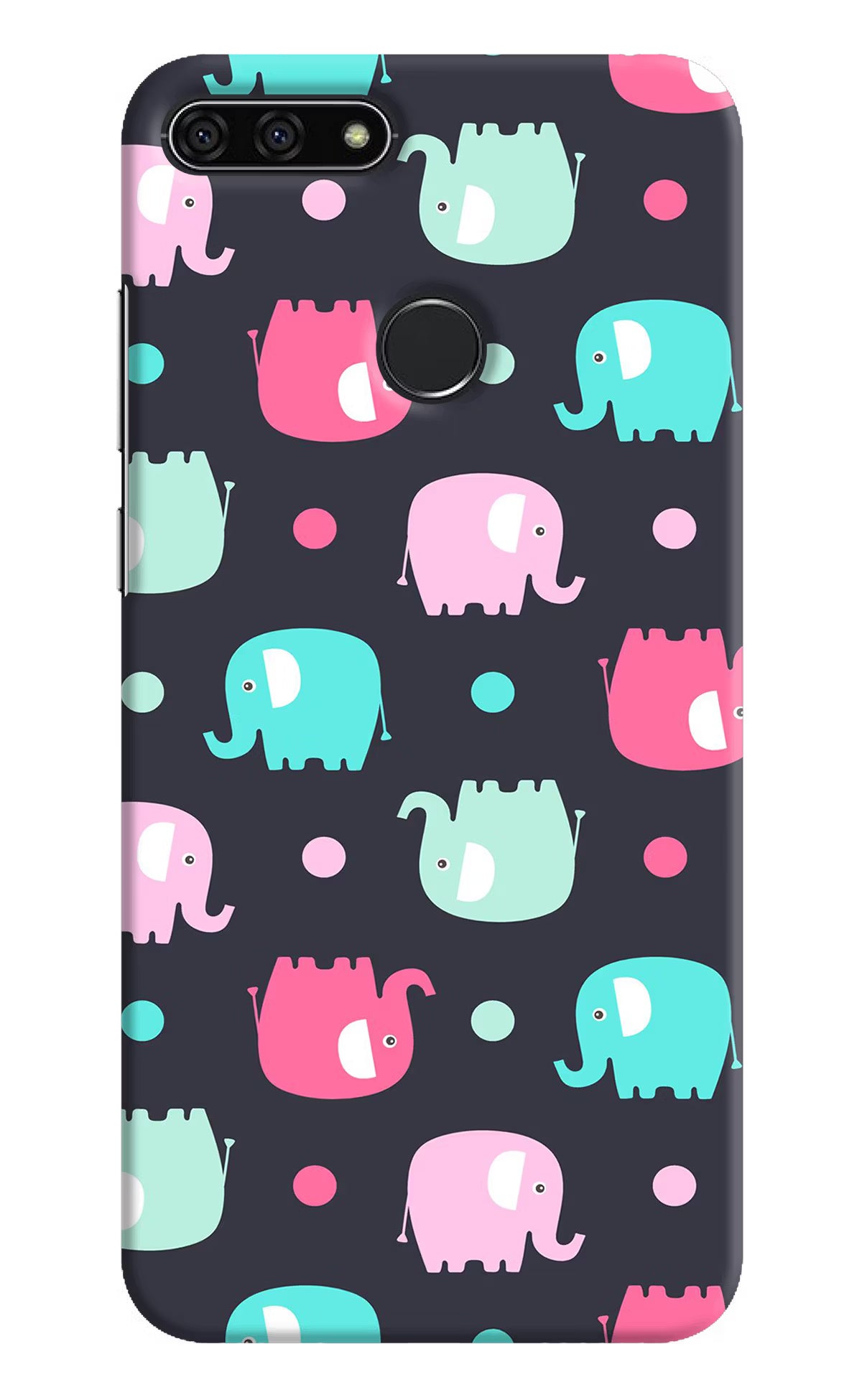 Elephants Honor 7A Back Cover - Elephants Honor 7A Hard Case Back Cover by Casekaro Elephants Honor 7A Hard Case Back Cover by Casekaro