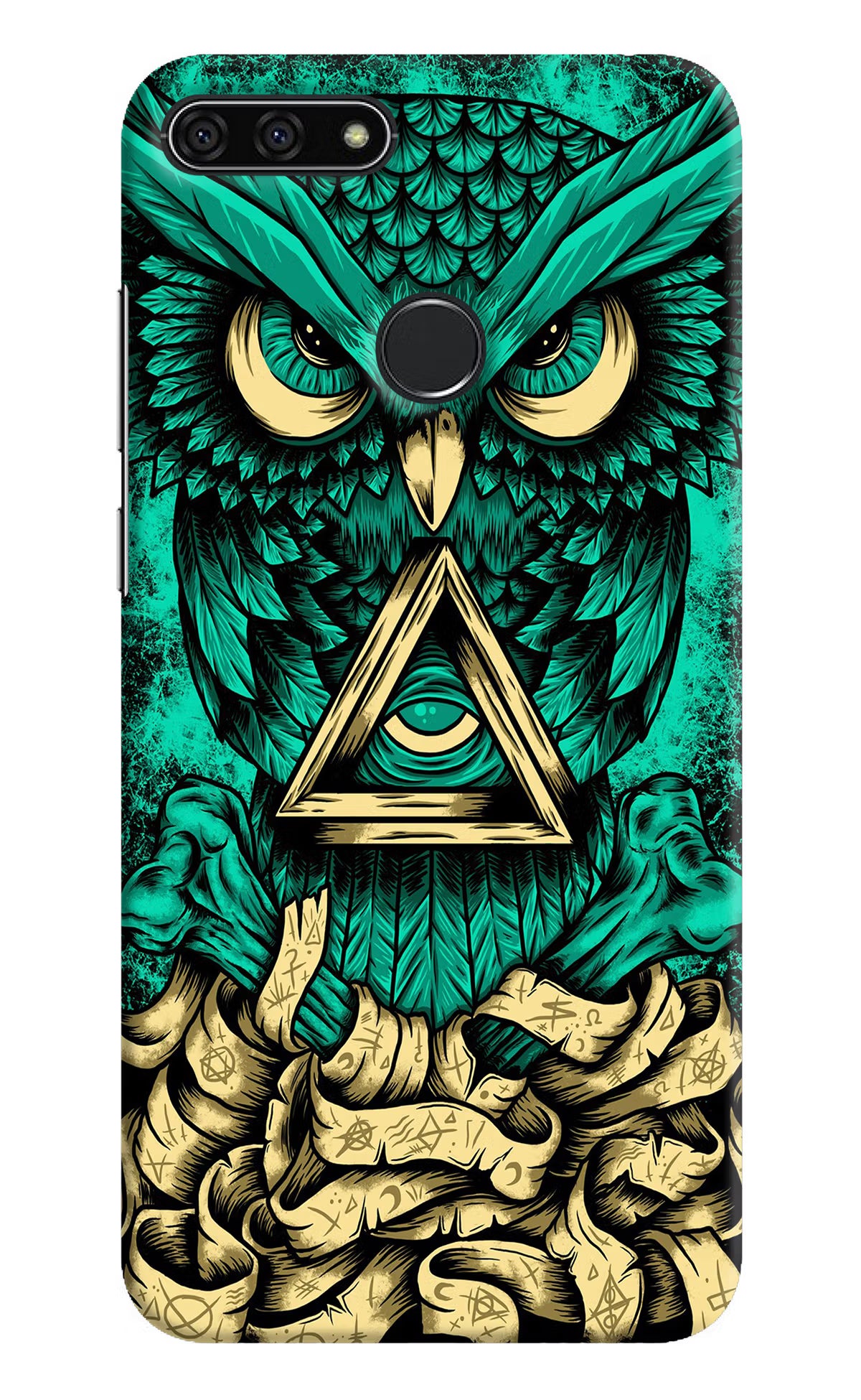 Green Owl Honor 7A Back Cover - Green Owl Honor 7A Hard Case Back Cover by Casekaro Green Owl Honor 7A Hard Case Back Cover by Casekaro