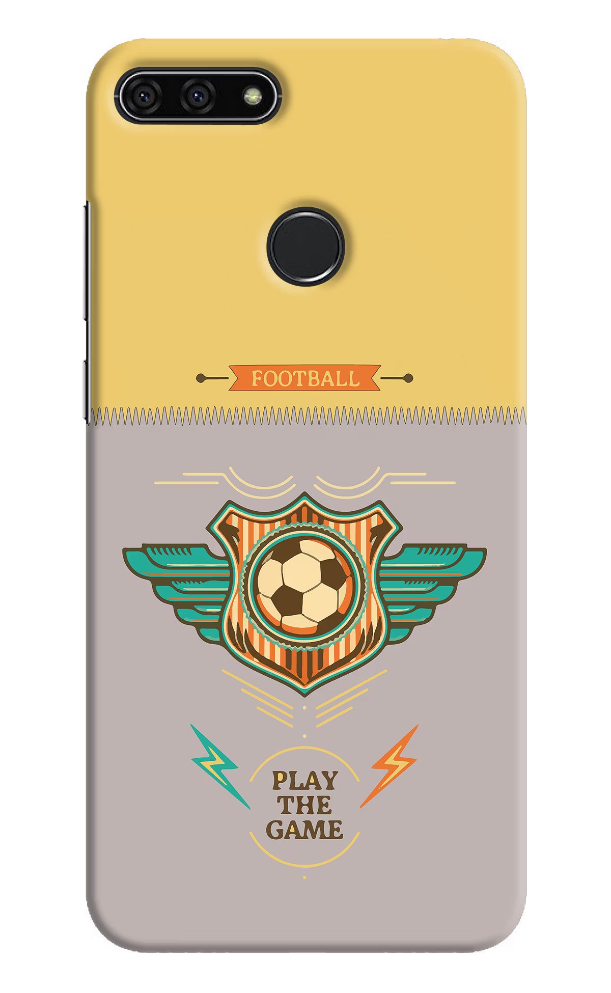 Football Honor 7A Back Cover - Football Honor 7A Hard Case Back Cover by Casekaro Football Honor 7A Hard Case Back Cover by Casekaro
