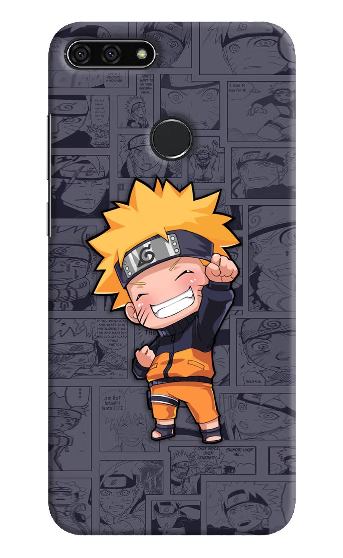 Chota Naruto Honor 7A Back Cover - Chota Naruto Honor 7A Hard Case Back Cover by Casekaro Chota Naruto Honor 7A Hard Case Back Cover by Casekaro