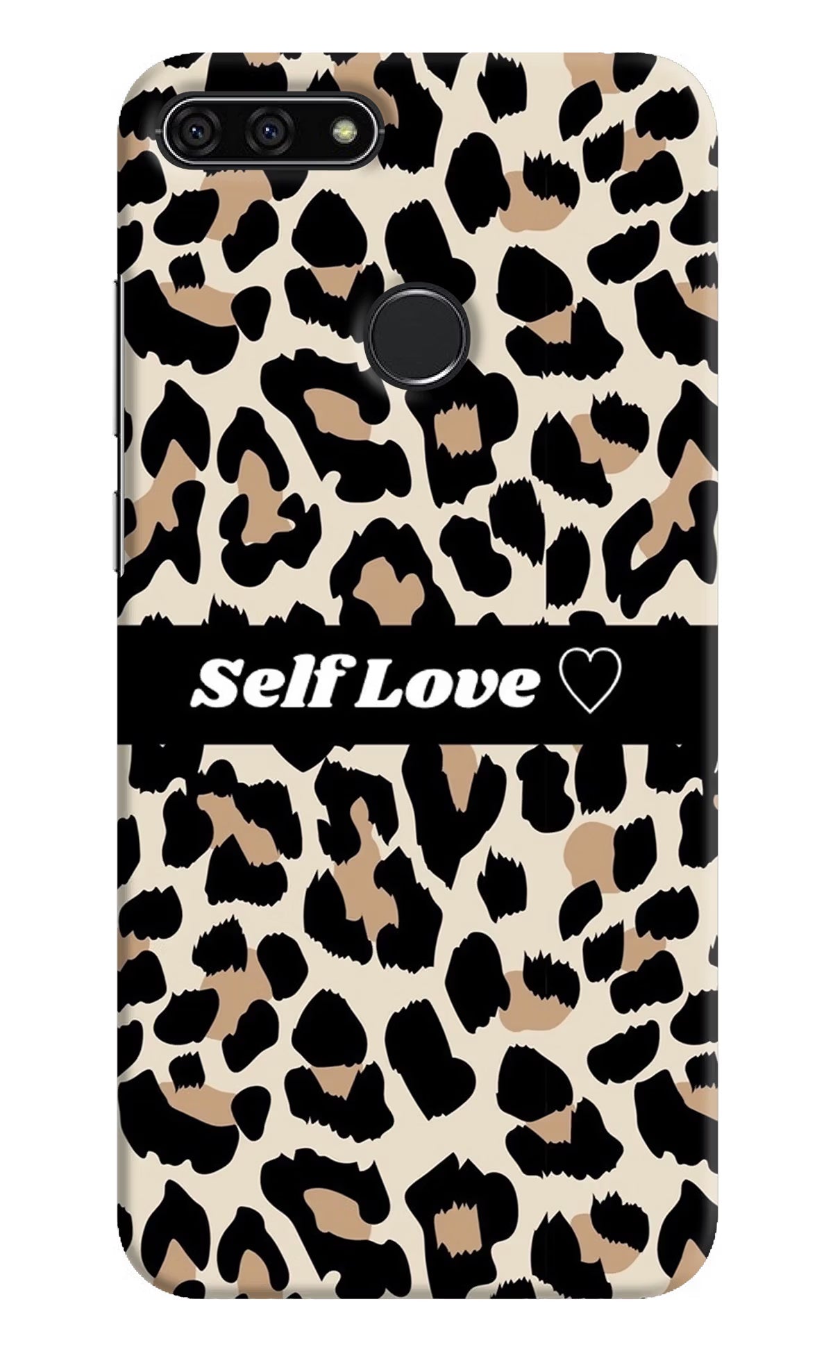 Leopard Print Self Love Honor 7A Back Cover - Leopard Print Self Love Honor 7A Hard Case Back Cover by Casekaro Leopard Print Self Love Honor 7A Hard Case Back Cover by Casekaro