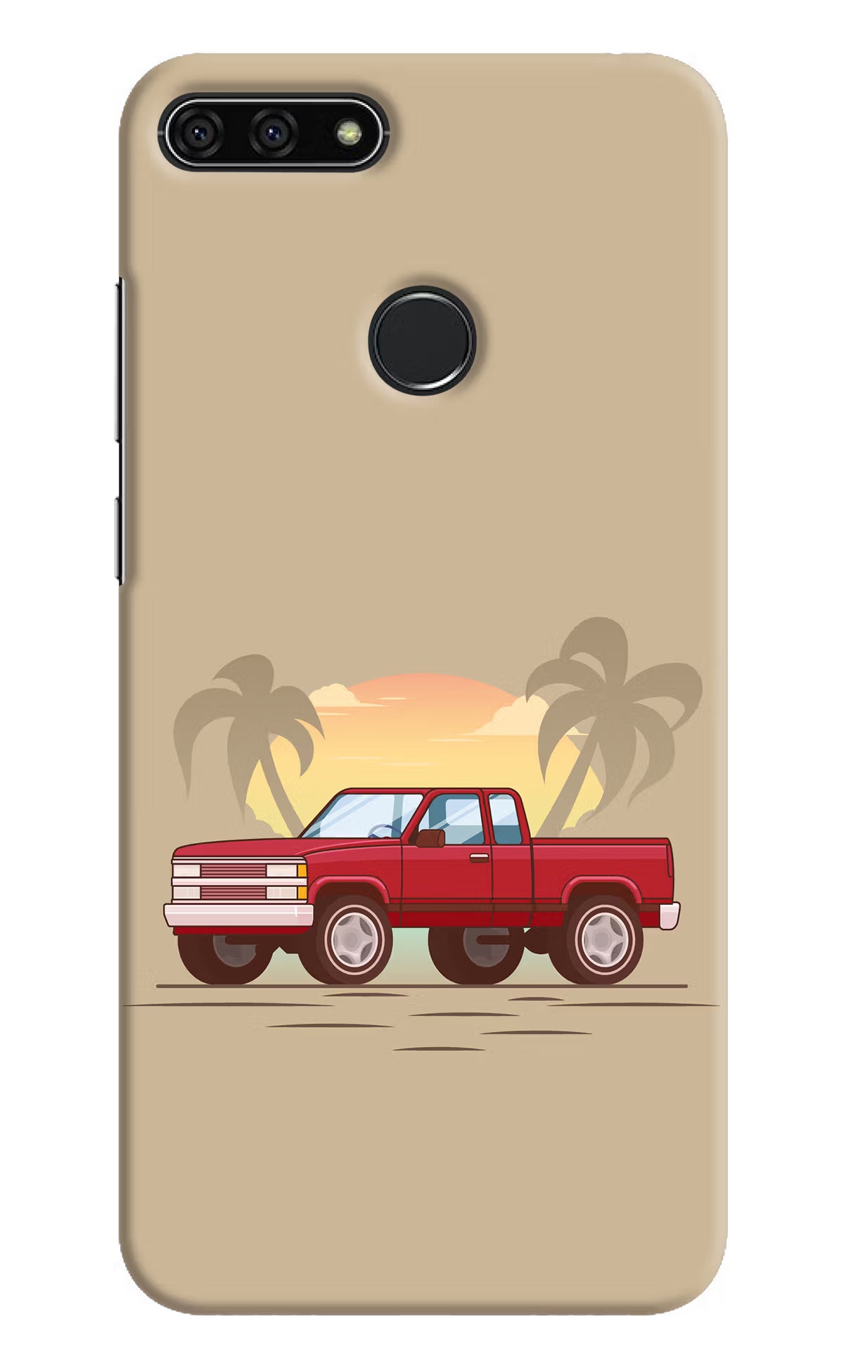 Desert Classic Drive Honor 7A Back Cover - Desert Classic Drive Honor 7A Hard Case Back Cover by Casekaro Desert Classic Drive Honor 7A Hard Case Back Cover by Casekaro