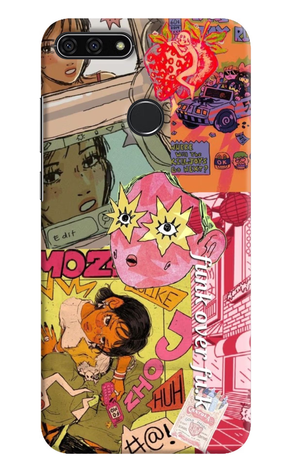 Funkover Honor 7A Back Cover - Funkover Honor 7A Back Cover Funkover Honor 7A Back Cover