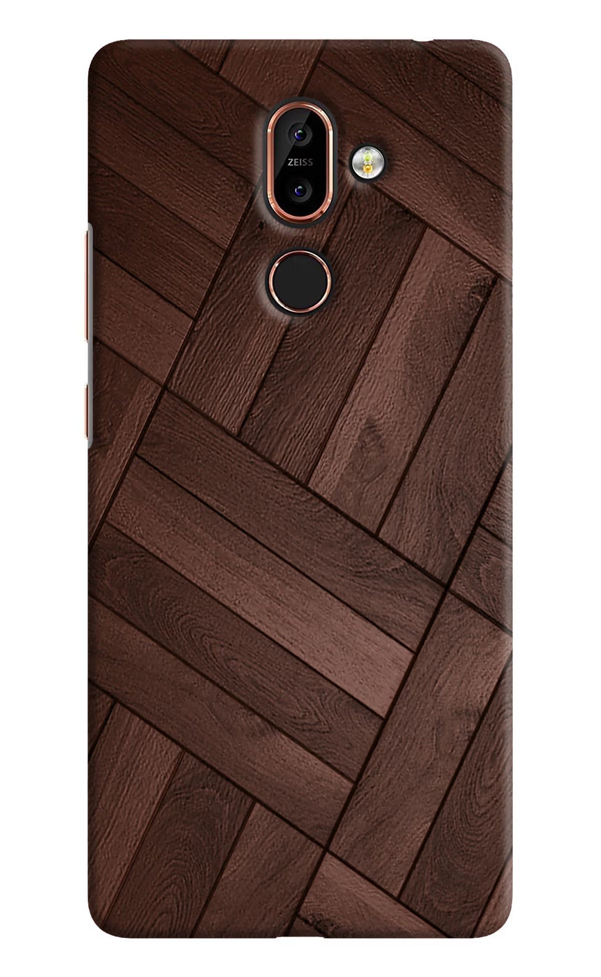 Wooden Texture Design Nokia 7 Plus Back Cover - Wooden Texture Design Nokia 7 Plus Hard Case Back Cover by Casekaro Wooden Texture Design Nokia 7 Plus Hard Case Back Cover by Casekaro