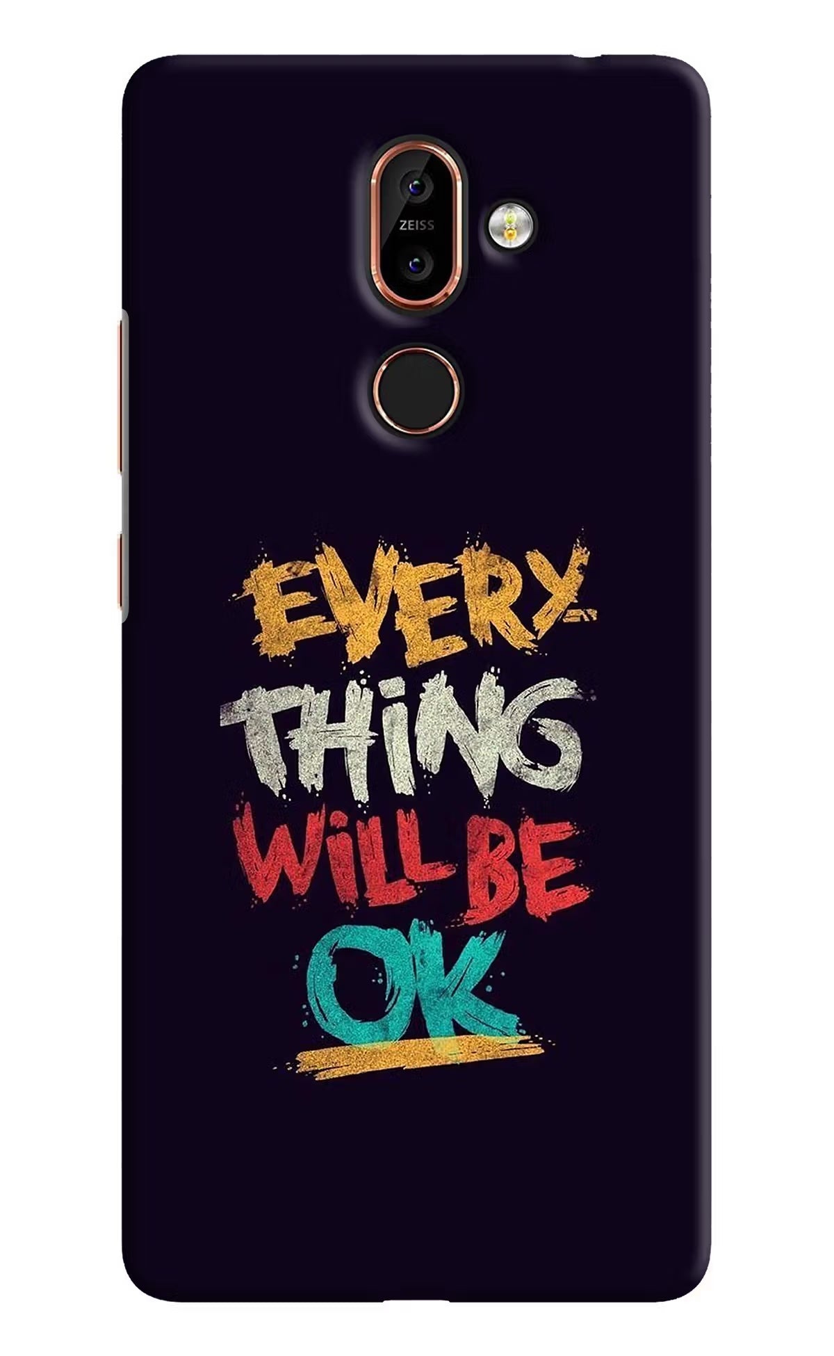 Everything Will Be Ok Nokia 7 Plus Back Cover - Everything Will Be Ok Nokia 7 Plus Hard Case Back Cover by Casekaro Everything Will Be Ok Nokia 7 Plus Hard Case Back Cover by Casekaro