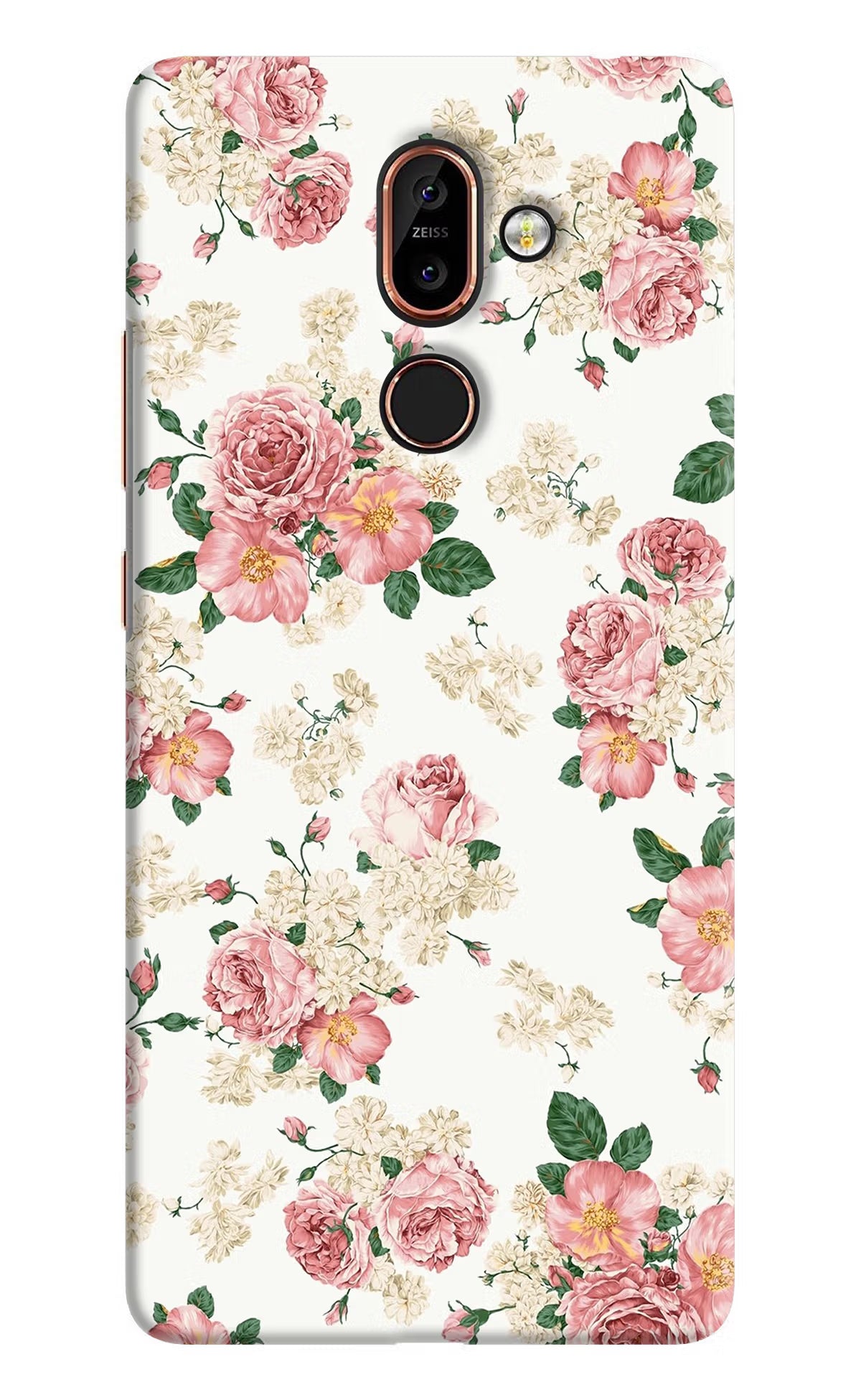 Flowers Nokia 7 Plus Back Cover - Flowers Nokia 7 Plus Hard Case Back Cover by Casekaro Flowers Nokia 7 Plus Hard Case Back Cover by Casekaro