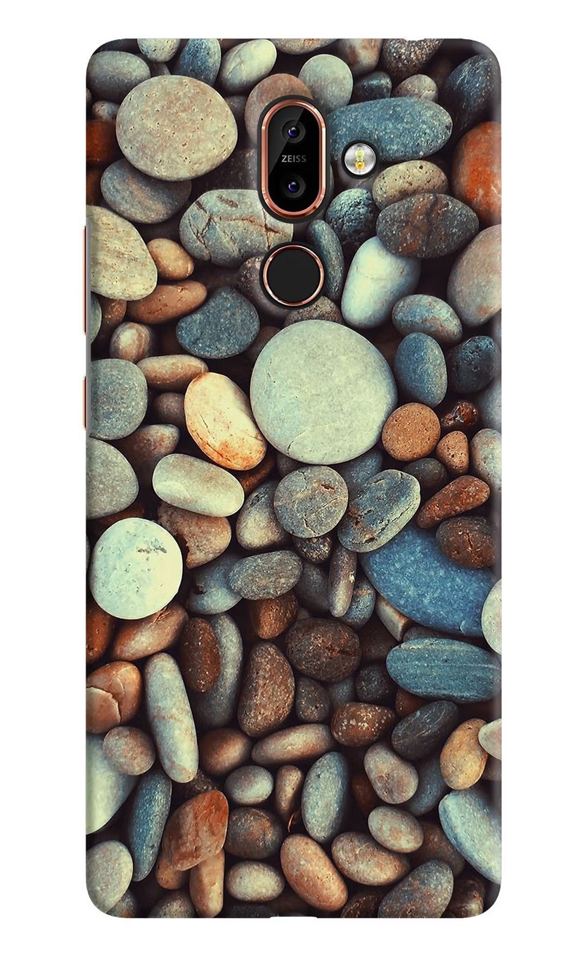 Pebble Nokia 7 Plus Back Cover - Pebble Nokia 7 Plus Hard Case Back Cover by Casekaro Pebble Nokia 7 Plus Hard Case Back Cover by Casekaro