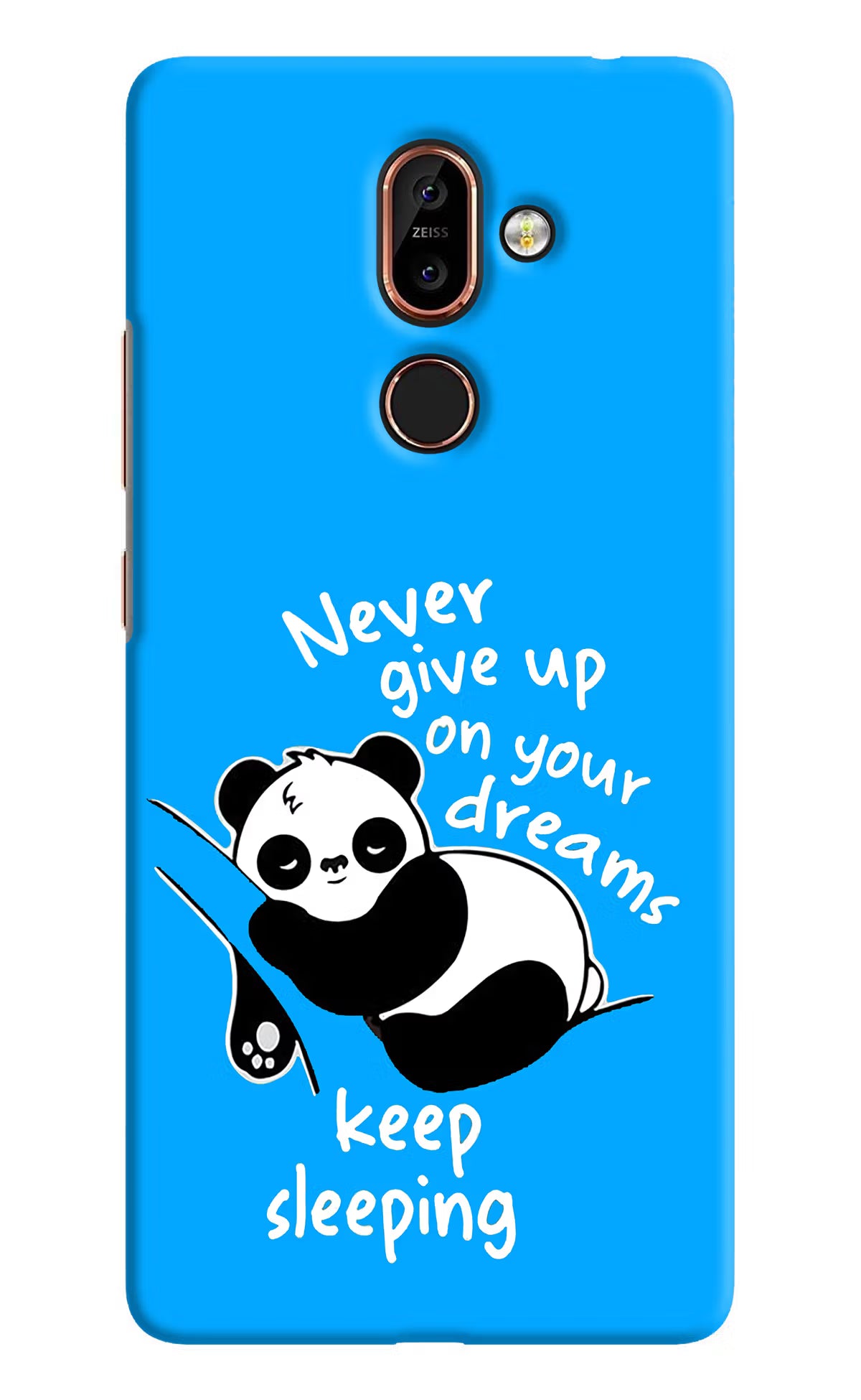 Keep Sleeping Nokia 7 Plus Back Cover - Keep Sleeping Nokia 7 Plus Hard Case Back Cover by Casekaro Keep Sleeping Nokia 7 Plus Hard Case Back Cover by Casekaro