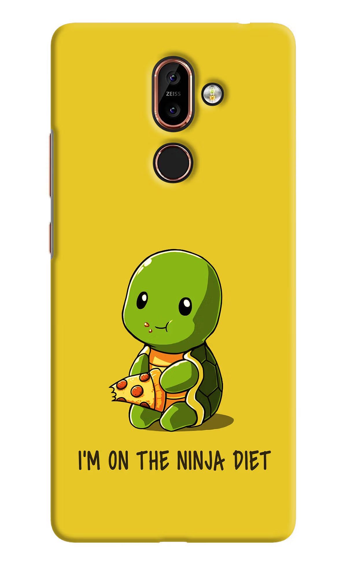 I'm on Ninja Diet Nokia 7 Plus Back Cover - I'm on Ninja Diet Nokia 7 Plus Hard Case Back Cover by Casekaro I'm on Ninja Diet Nokia 7 Plus Hard Case Back Cover by Casekaro