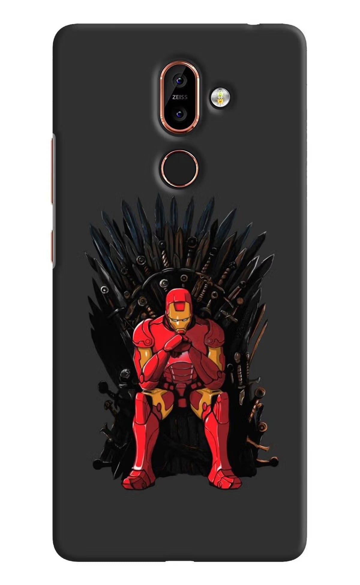 Ironman Throne Nokia 7 Plus Back Cover - Ironman Throne Nokia 7 Plus Hard Case Back Cover by Casekaro Ironman Throne Nokia 7 Plus Hard Case Back Cover by Casekaro