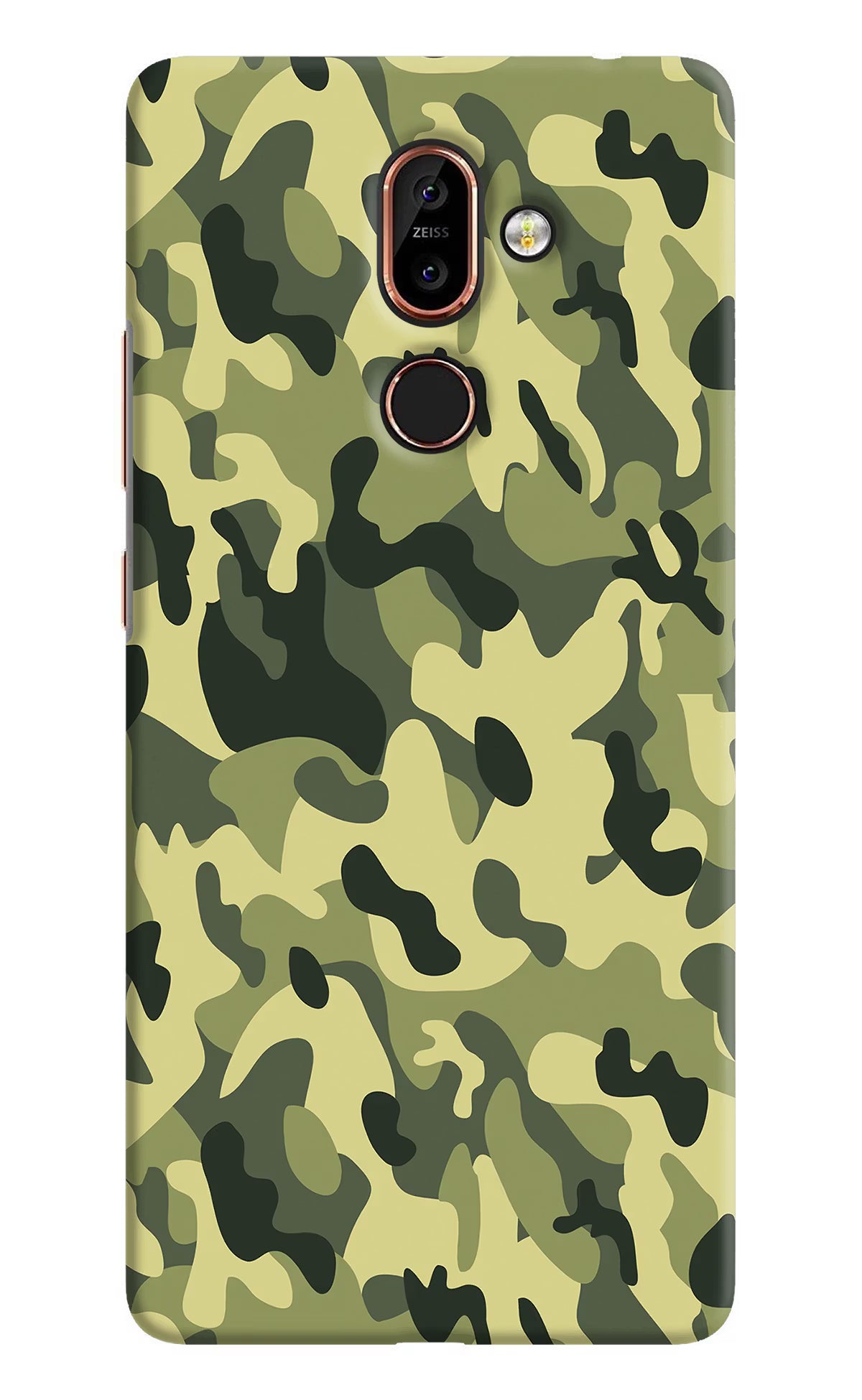 Camouflage Nokia 7 Plus Back Cover - Camouflage Nokia 7 Plus Hard Case Back Cover by Casekaro Camouflage Nokia 7 Plus Hard Case Back Cover by Casekaro