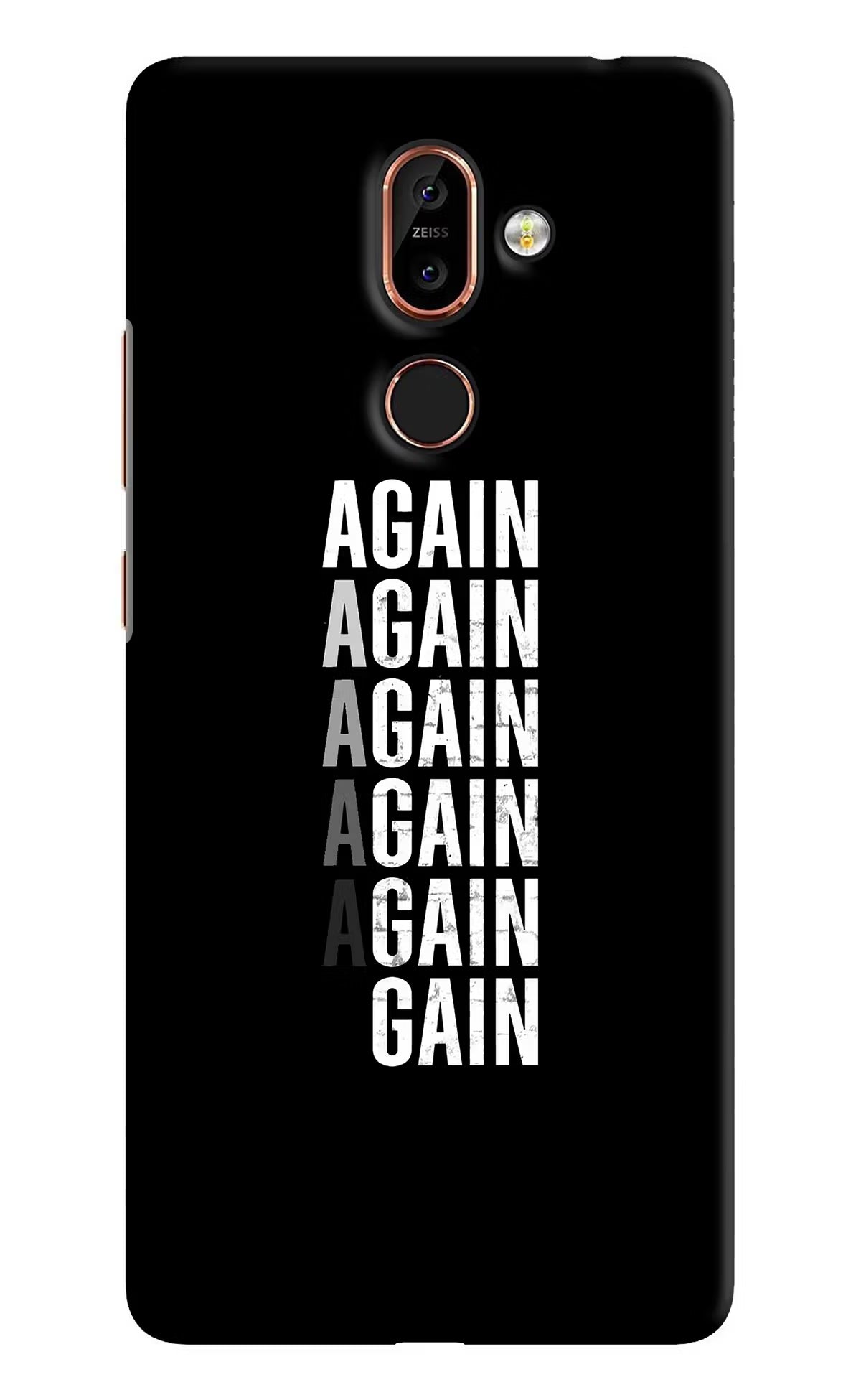 Again Again Gain Nokia 7 Plus Back Cover - Again Again Gain Nokia 7 Plus Hard Case Back Cover by Casekaro Again Again Gain Nokia 7 Plus Hard Case Back Cover by Casekaro