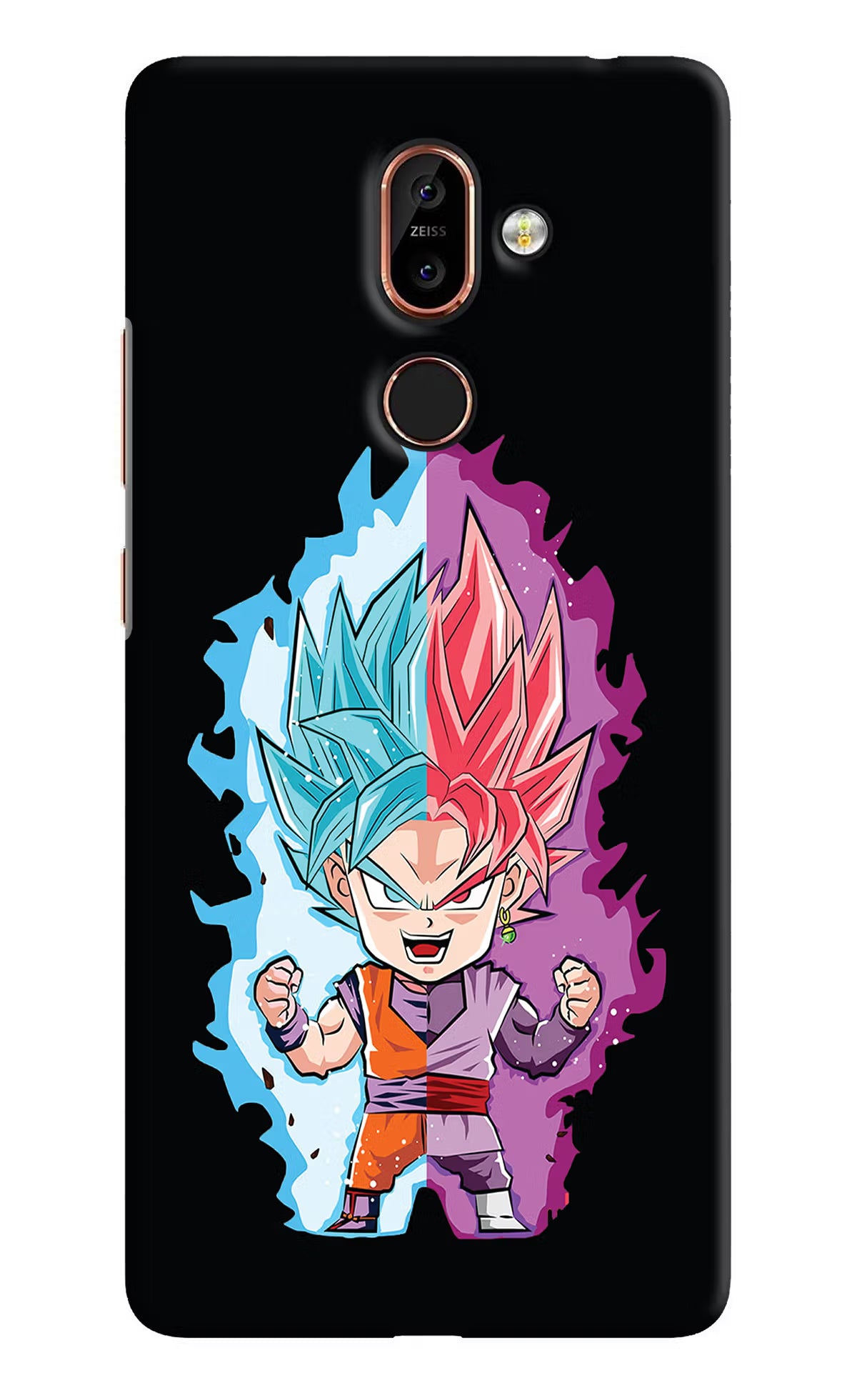 Chota Goku Nokia 7 Plus Back Cover - Chota Goku Nokia 7 Plus Hard Case Back Cover by Casekaro Chota Goku Nokia 7 Plus Hard Case Back Cover by Casekaro