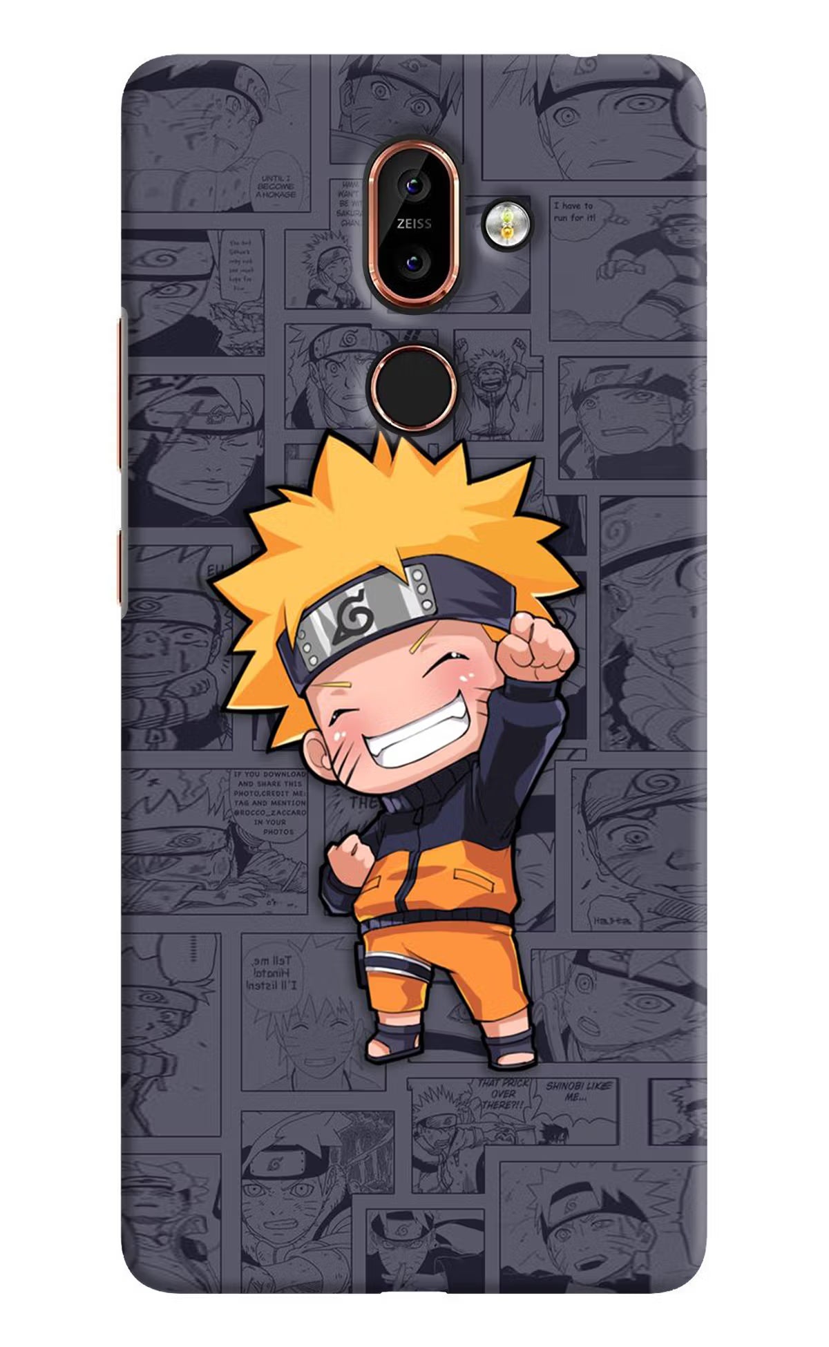 Chota Naruto Nokia 7 Plus Back Cover - Chota Naruto Nokia 7 Plus Hard Case Back Cover by Casekaro Chota Naruto Nokia 7 Plus Hard Case Back Cover by Casekaro