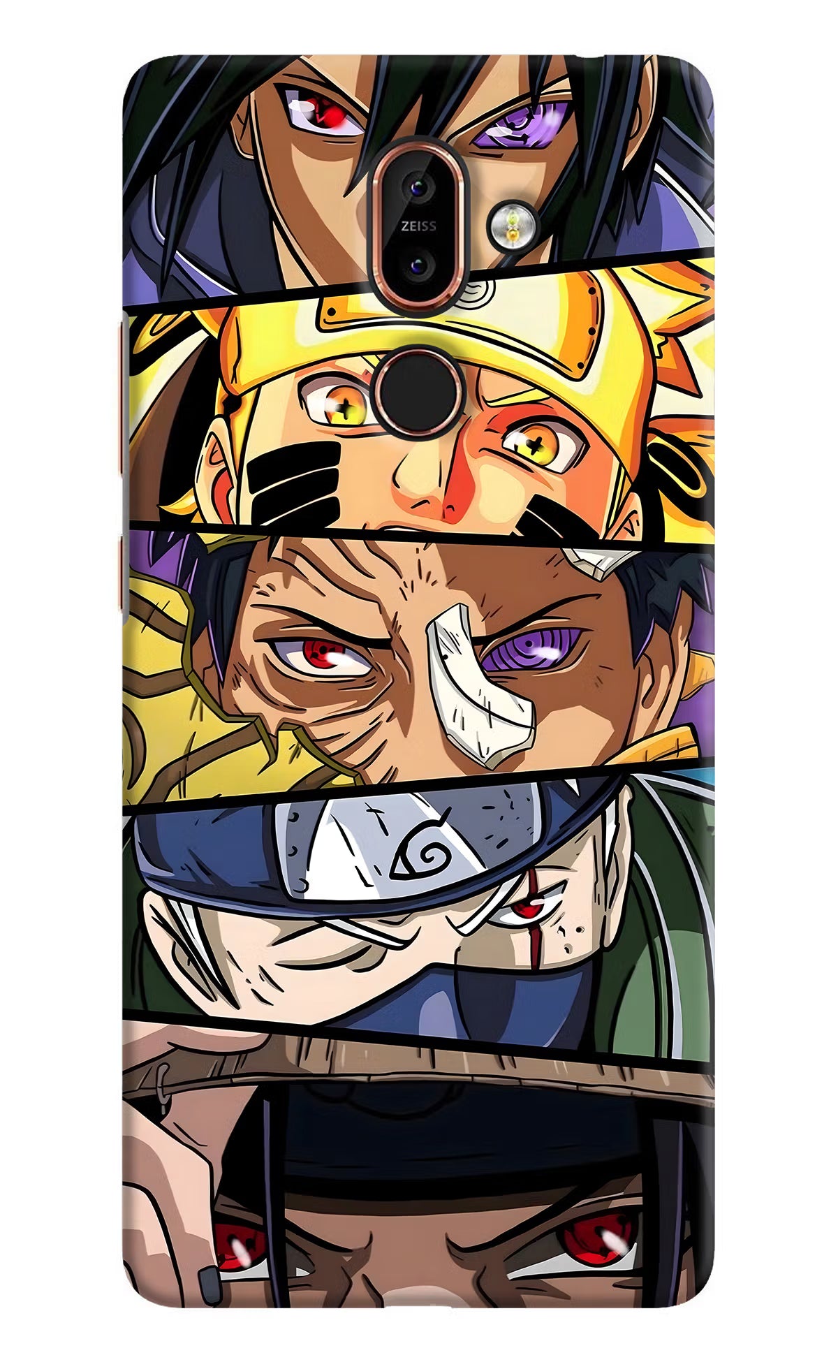 Naruto Character Nokia 7 Plus Back Cover - Naruto Character Nokia 7 Plus Hard Case Back Cover by Casekaro Naruto Character Nokia 7 Plus Hard Case Back Cover by Casekaro