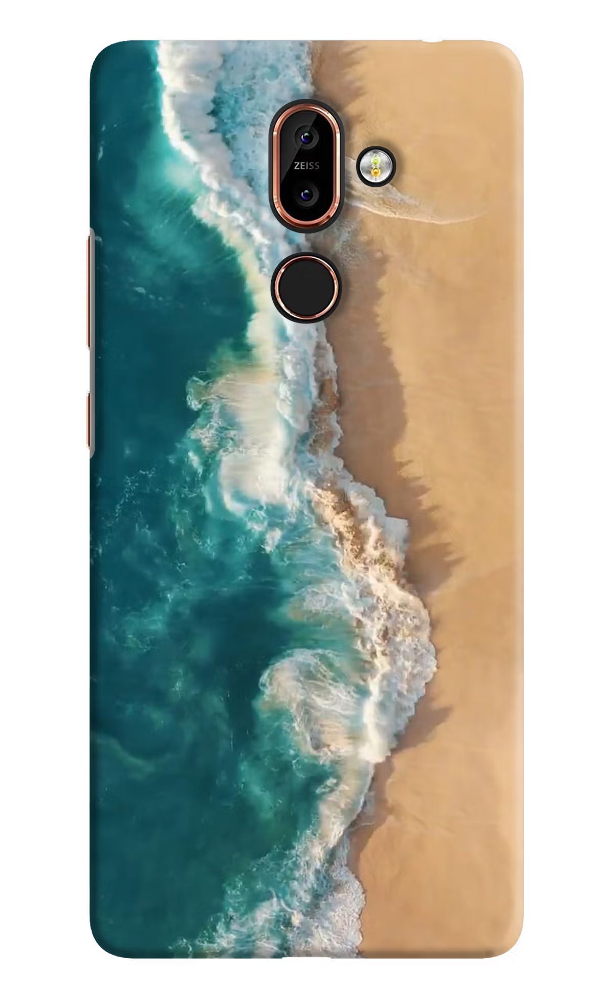 Ocean Beach Nokia 7 Plus Back Cover - Ocean Beach Nokia 7 Plus Hard Case Back Cover by Casekaro Ocean Beach Nokia 7 Plus Hard Case Back Cover by Casekaro