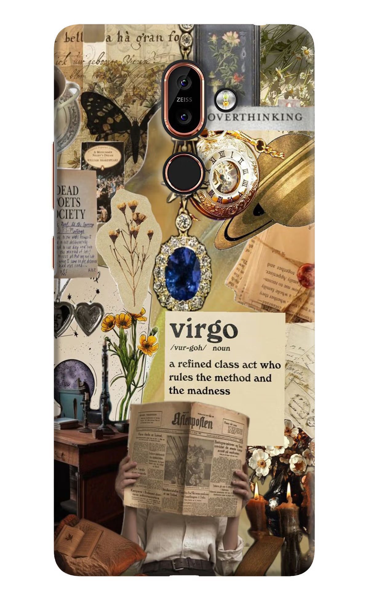 Virgo Zodiac Nokia 7 Plus Back Cover - Virgo Zodiac Nokia 7 Plus Hard Case Back Cover by Casekaro Virgo Zodiac Nokia 7 Plus Hard Case Back Cover by Casekaro