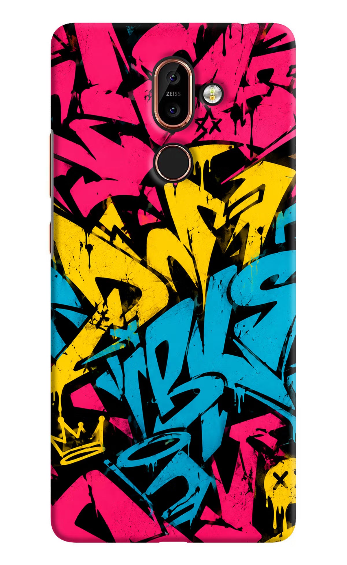 Graffiti Vibe Nokia 7 Plus Back Cover - Graffiti Vibe Nokia 7 Plus Back Cover Graffiti Vibe Nokia 7 Plus Back Cover