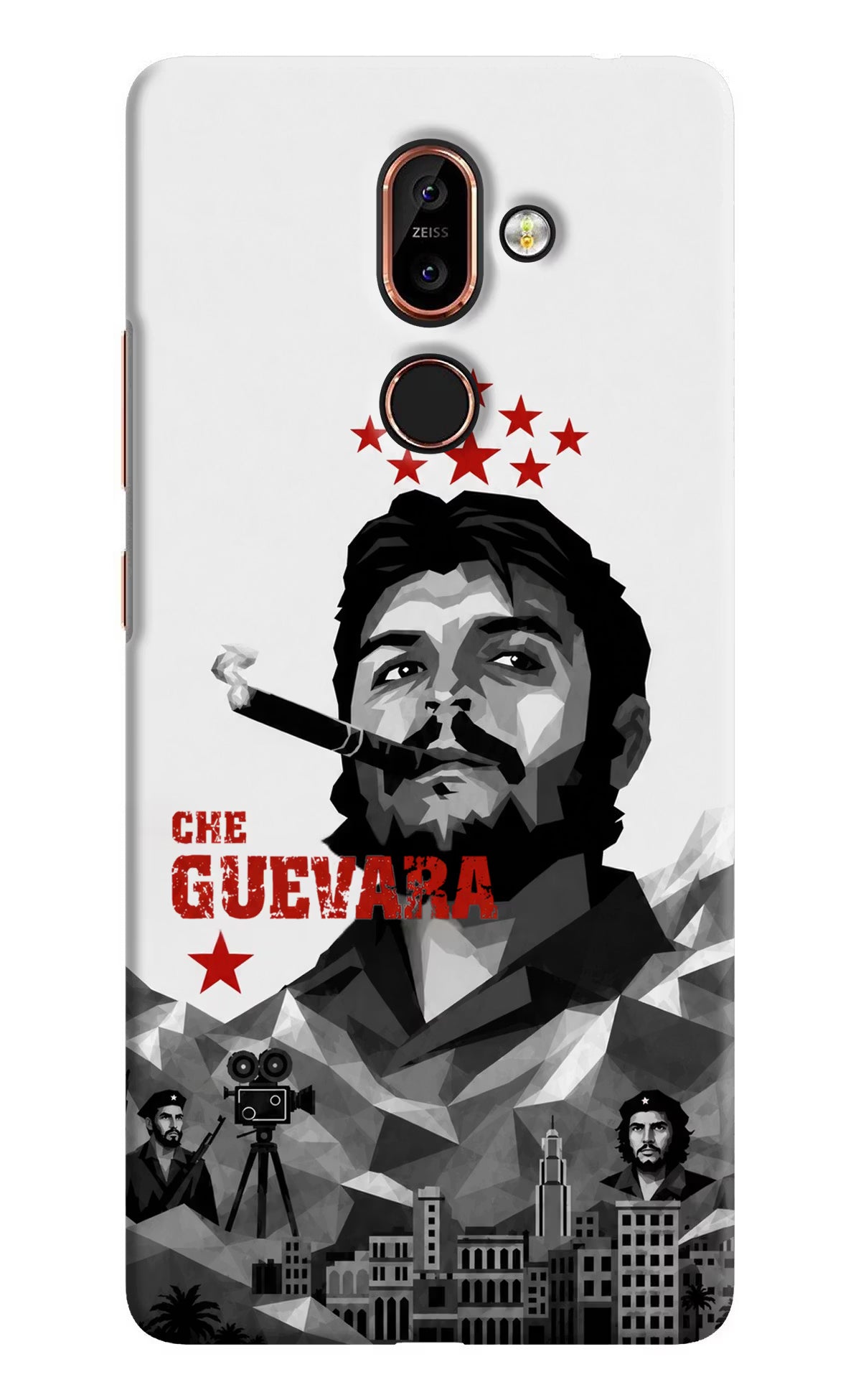 Che Guevara Iconic Nokia 7 Plus Back Cover - Che Guevara Iconic Nokia 7 Plus Back Cover Che Guevara Iconic Nokia 7 Plus Back Cover