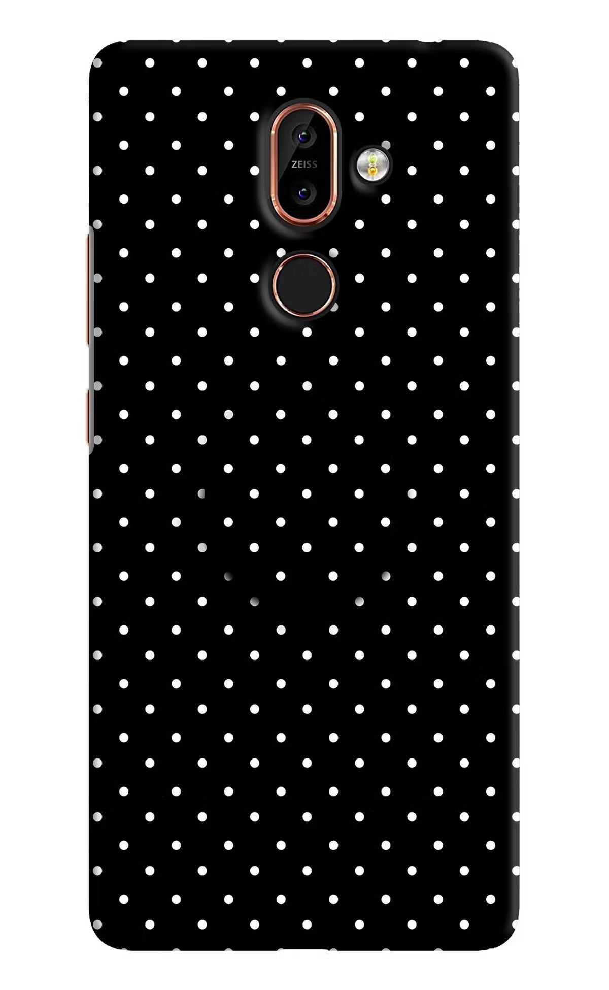 White Dots Nokia 7 Plus Pop Case - White Dots Nokia 7 Plus Pop Case by Casekaro White Dots Nokia 7 Plus Pop Case by Casekaro