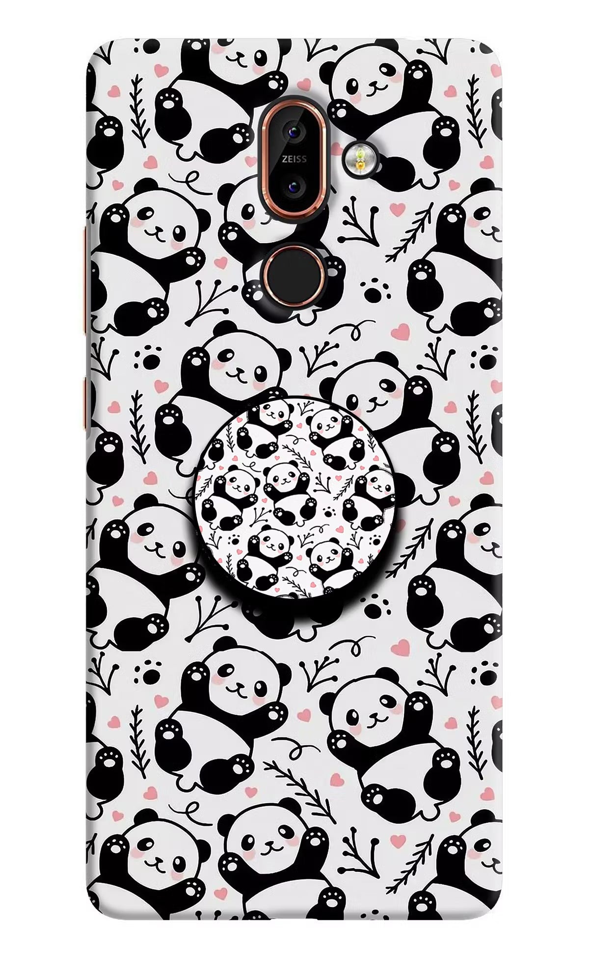 Cute Panda Nokia 7 Plus Pop Case - Cute Panda Nokia 7 Plus Pop Case by Casekaro Cute Panda Nokia 7 Plus Pop Case by Casekaro