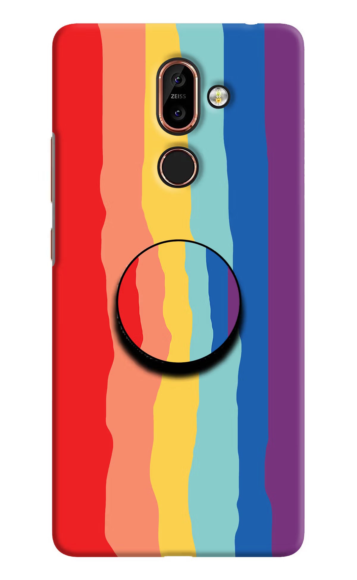 Rainbow Nokia 7 Plus Pop Case - Rainbow Nokia 7 Plus Pop Case by Casekaro Rainbow Nokia 7 Plus Pop Case by Casekaro